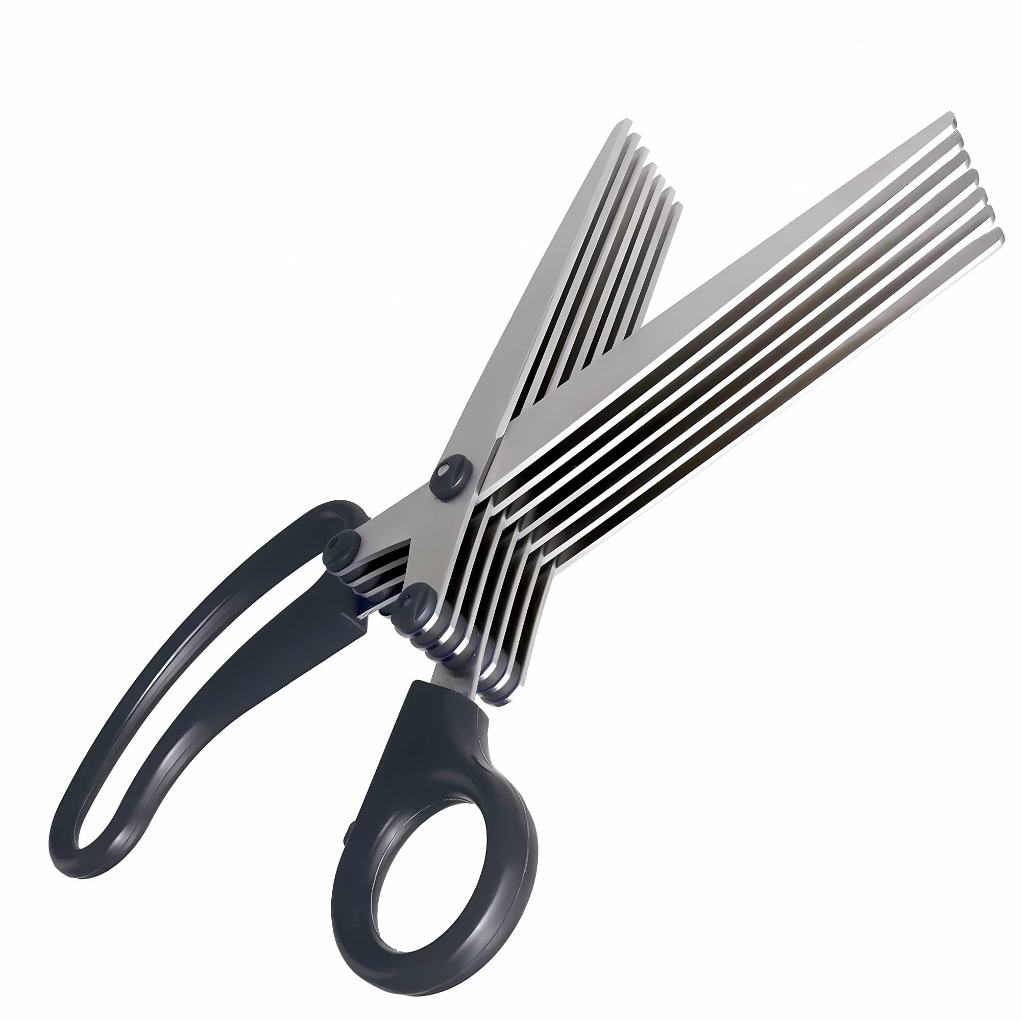 SUN-STARStationery Sun-Star 7-Blade Shredder Scissors - 200 mm - Black