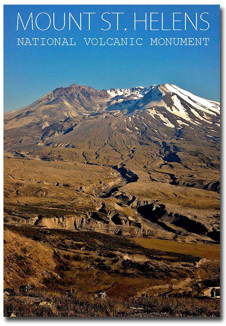 Mount St. Helens National Volcanic Monument, Washington Fridge Magnet Size 2.5" x 3.5"