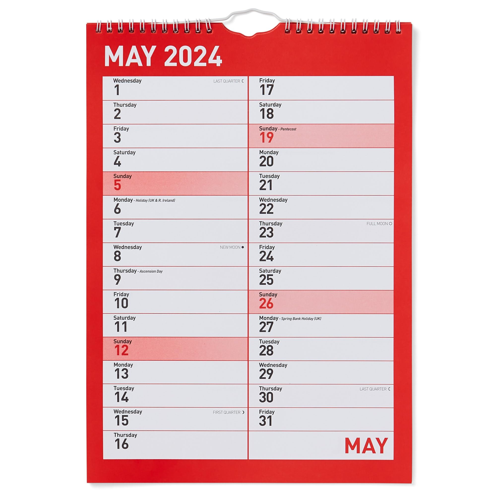 2024 Monthly Engagement Wall Calendar Planner - Matte Finish, Perfect for Engagement & Schedule Planning, Easy to Hang, Ideal Home & Office Wall Décor