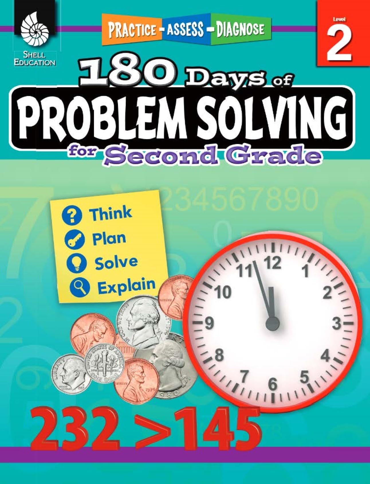 180 Days of Problem Solving for Second Grade – Build Math Fluency with this 2nd Grade Math Workbook (180 Days of Practice)