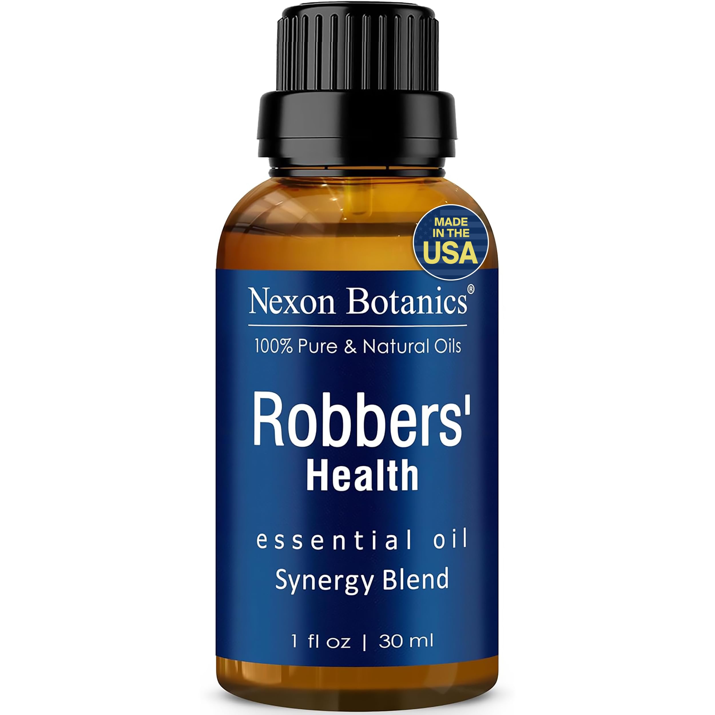 Robbers' Health Essential Oil Blend 30 ml - Formulated by 4 Thieves - Immunity Essential Oil - Thieves Oil - Fighter Shield Against Germ - Five Guard Essential Oil - Thief Oil - Nexon Botanics