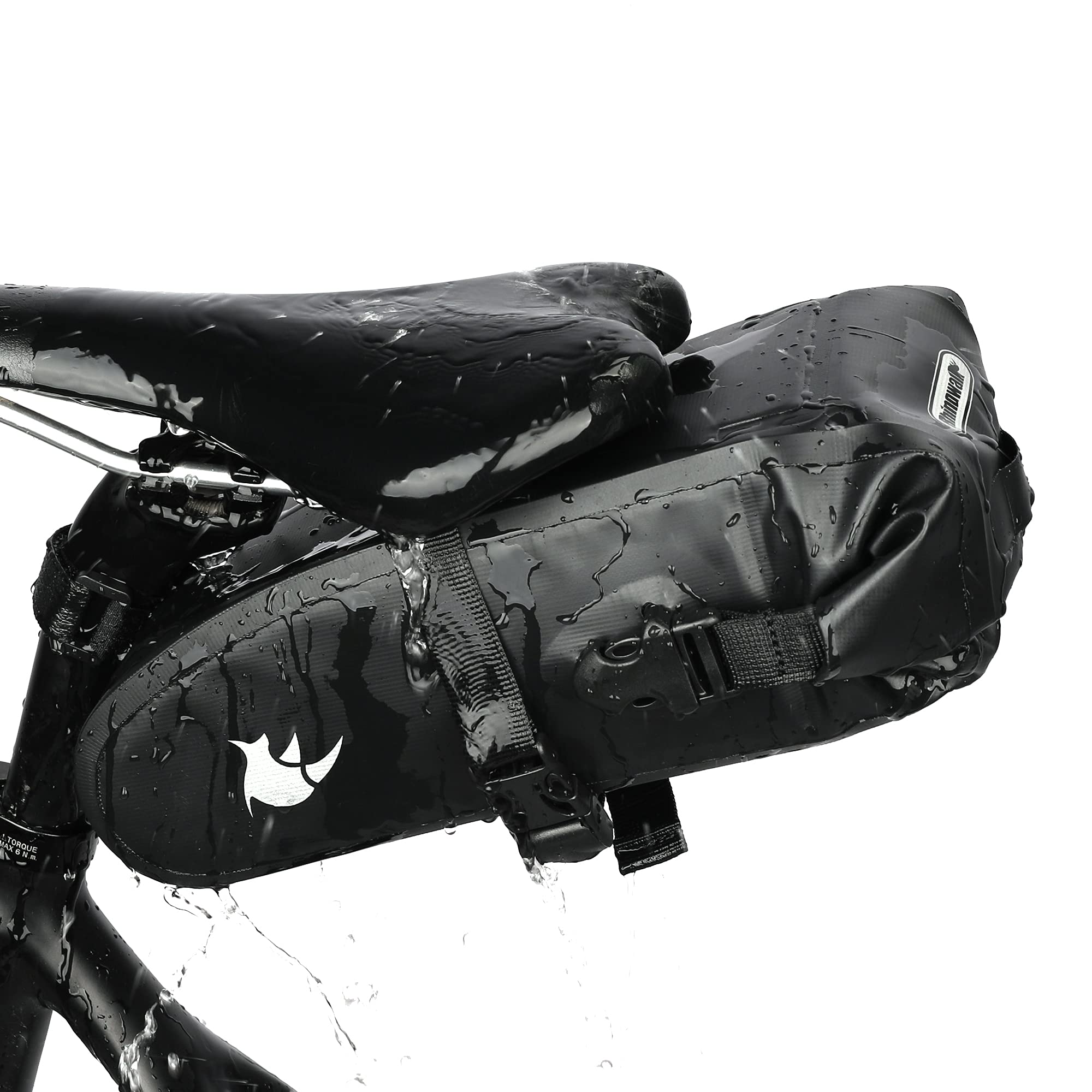 Rhinowalk Bike Saddle Bag 1.5/5/10/13L Waterproof Bicycle Bag Cycling Seat Bag Mountain Road Portable Storage Bag