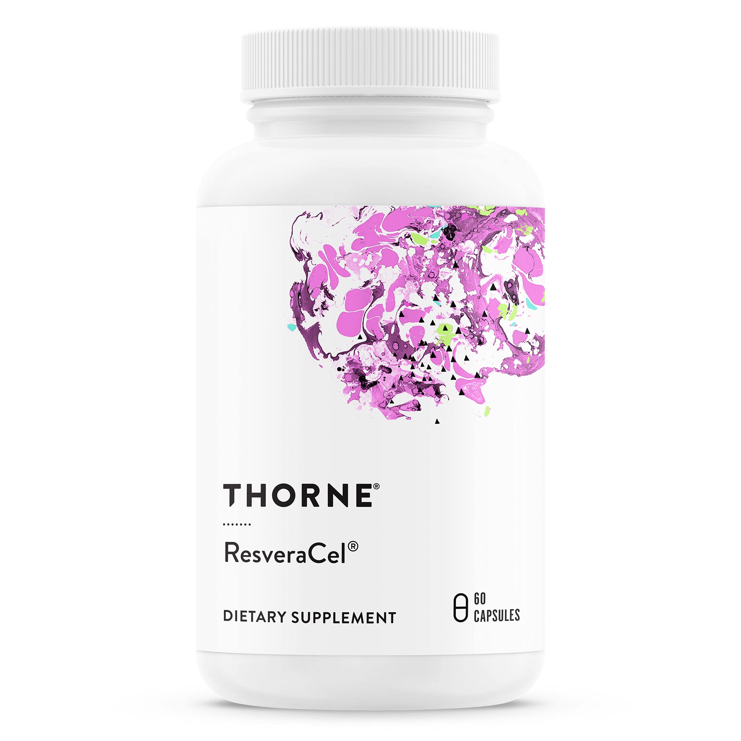 THORNEResveraCel - Nicotinamide Riboside with Quercetin Phytosome and Resveratrol - Support Healthy Aging, Methylation, Cellular Energy Production and Metabolism - 60 Capsules - 30 Servings