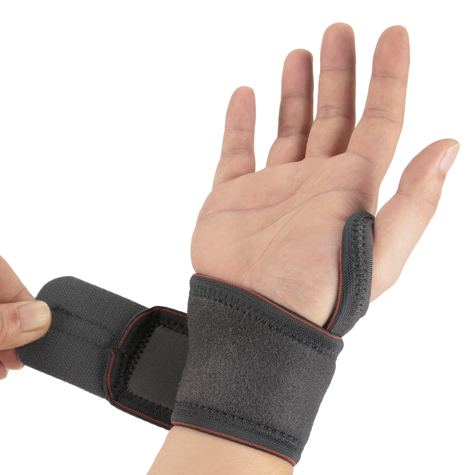 PROIRON Wrist Braces Grey Single