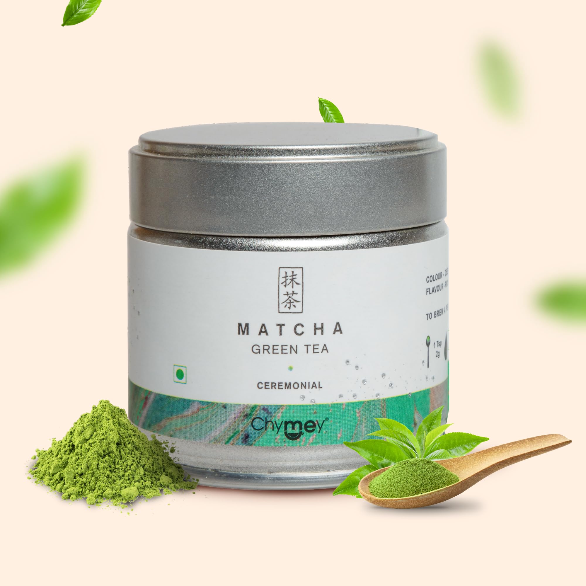 Chymey Japanese Matcha Green Tea Powder | 100% Pure & Authentic (Ceremonial Grade), 30 grams