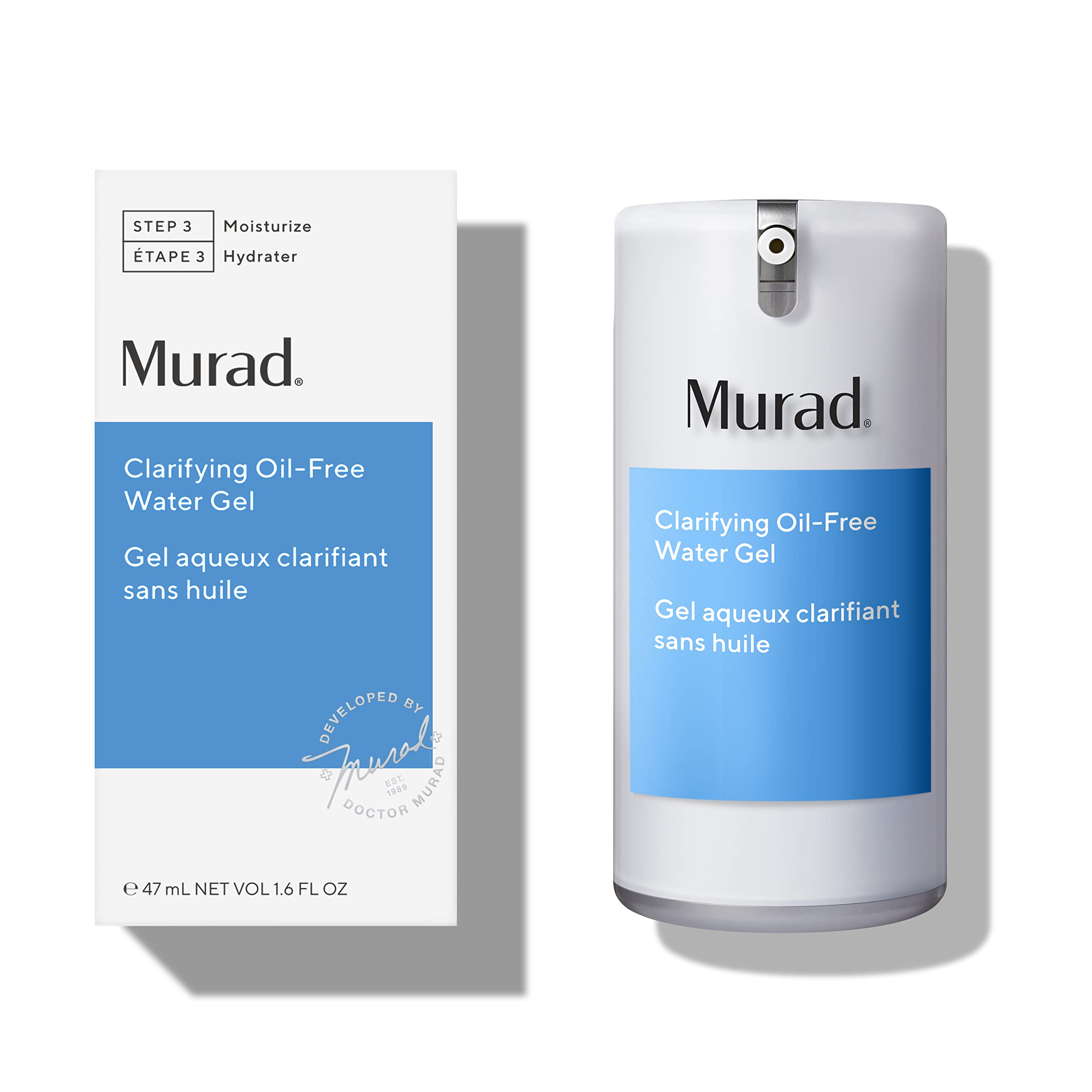 MuradClarifying Water Gel Hydrating Face Moisturiser with Non-Greasy Finish 47ml