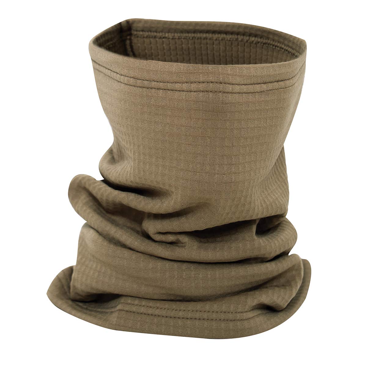 Rothco Grid Fleece Neck Gaiter ECWCS Gen III Level 2, Coyote Brown AR 670-1, Coyote Brown