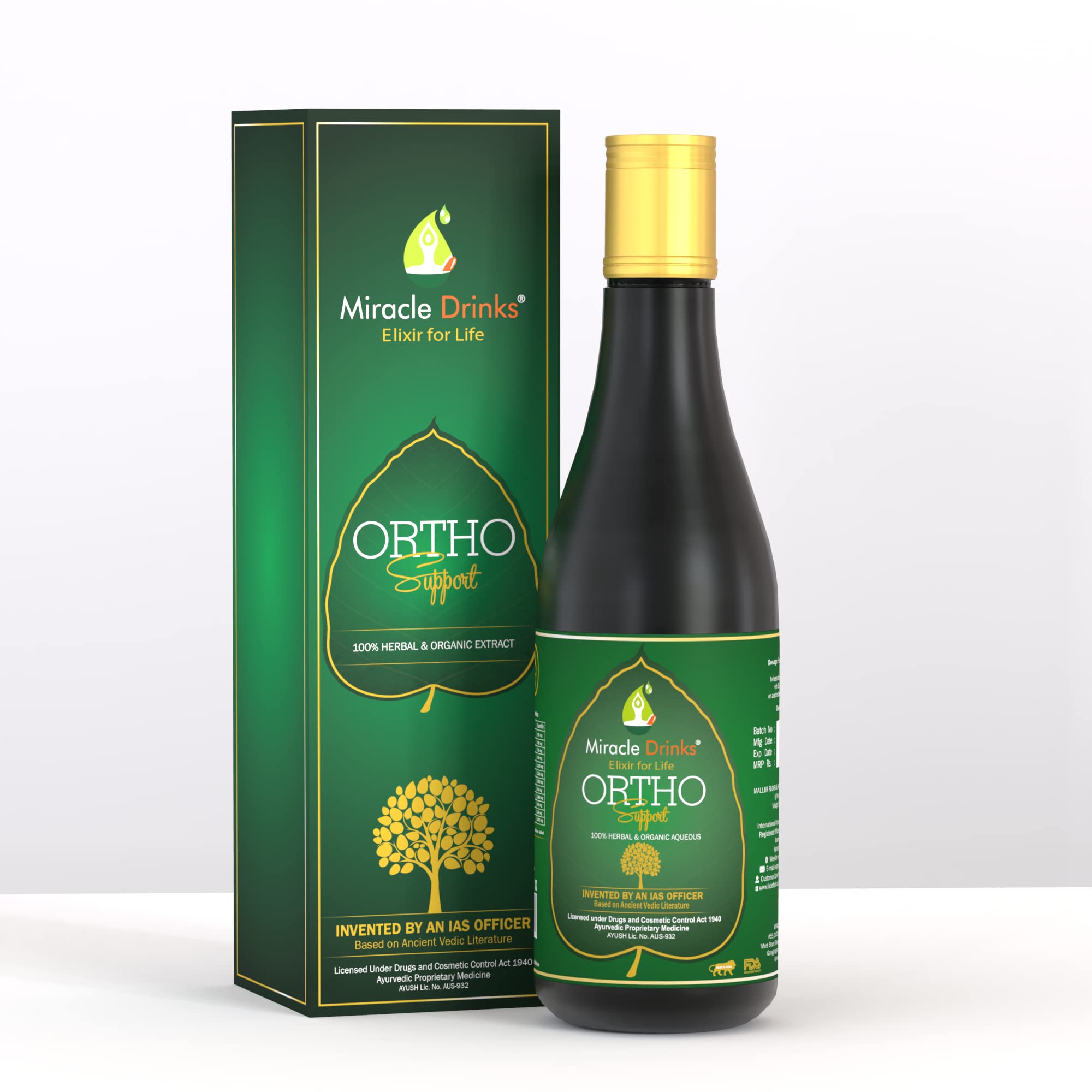 Miracle Drinks Neo Ayurveda Ortho Support