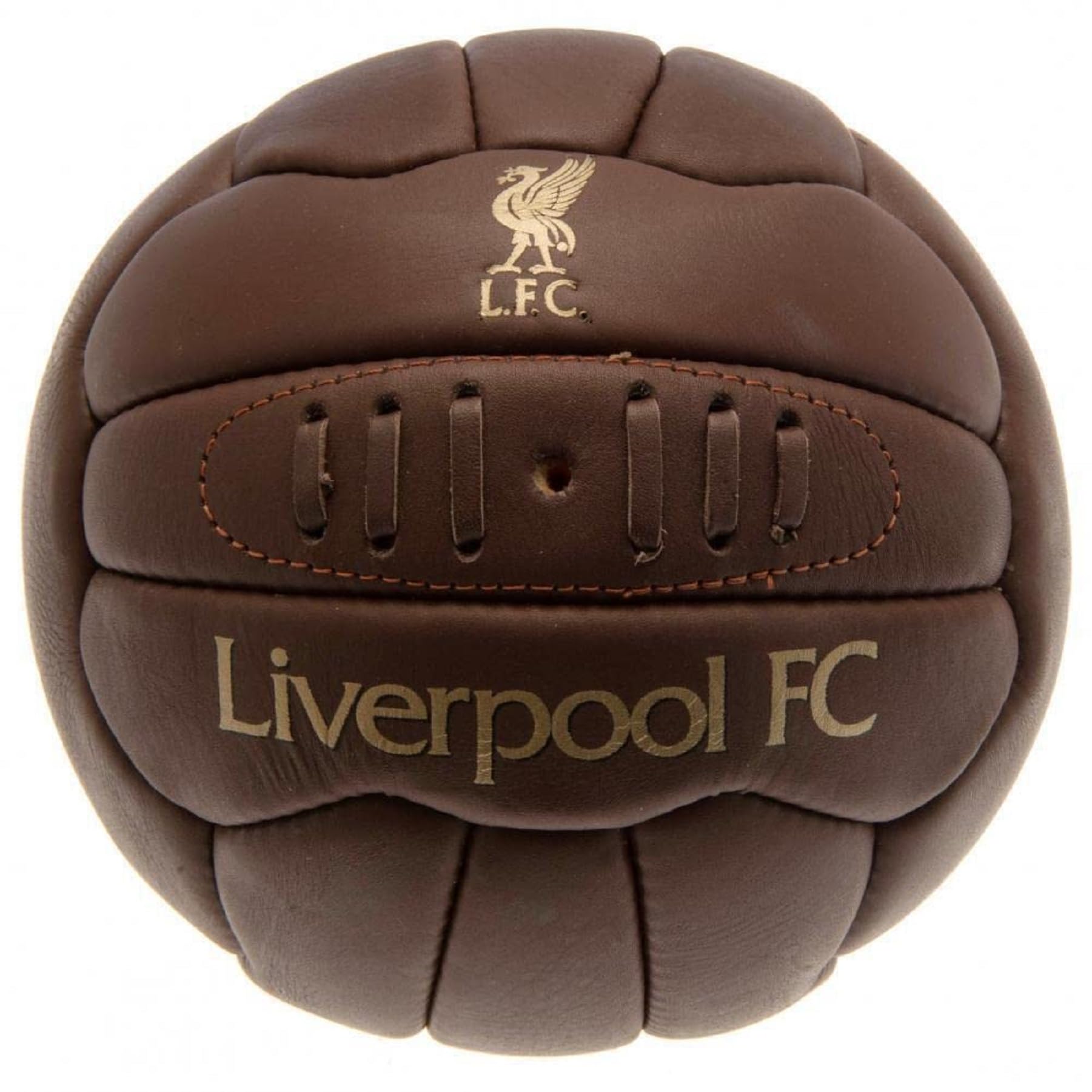 Liverpool F.C. Hy-Pro Officially Licensed Heritage Ball | Size 5, Brown, Merchandise, Collectible for Kids and Adults