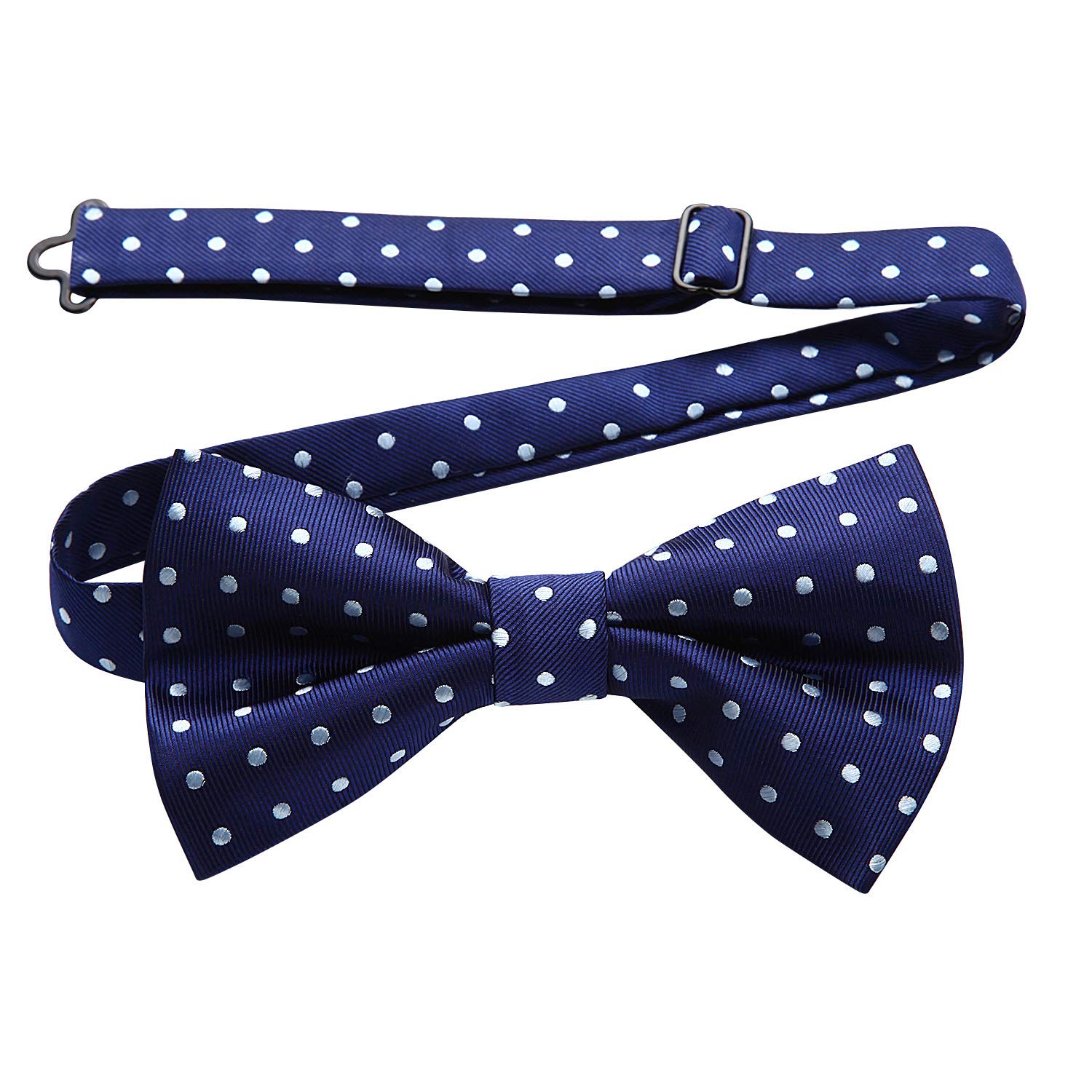 EnlisionBow Ties for Men Classic Floral Polka Dot Pre-Tied Bow Tie Adjustable Elegant Formal Tuxedo Wedding Bowtie