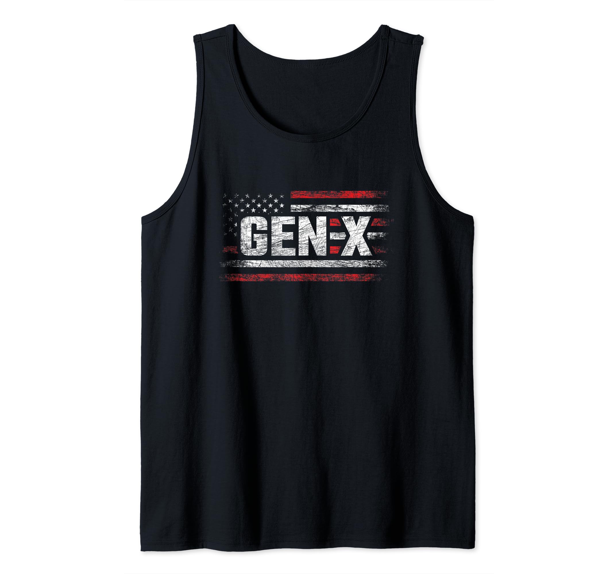 Generation X - Gen Xer - Gen X American Flag - Gen X Tank Top