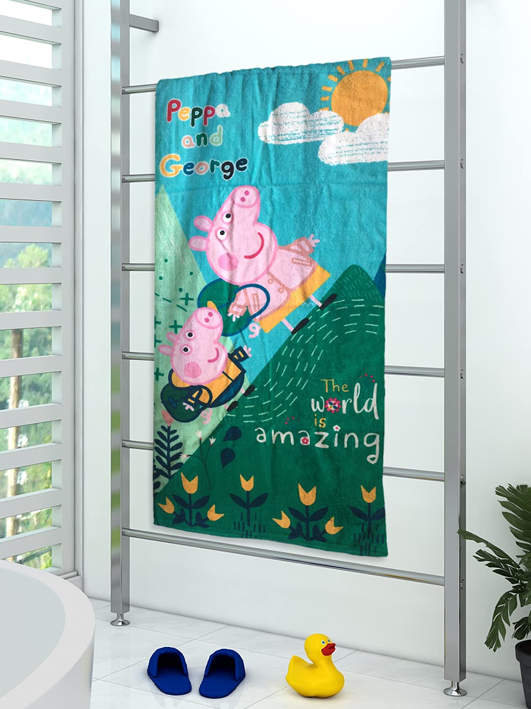 Athom TrendzPeppa Pig Amazing World Kids Bath Towel 350 GSM 60x120 cm