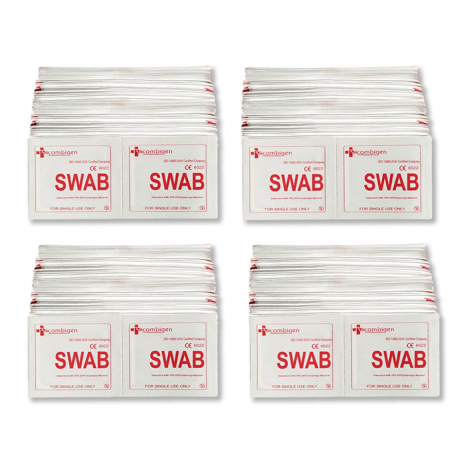 Recombigen Disposable Alcohol swab | Antiseptic cleaning swab | Sterile antiseptic swab | 1000 swabs