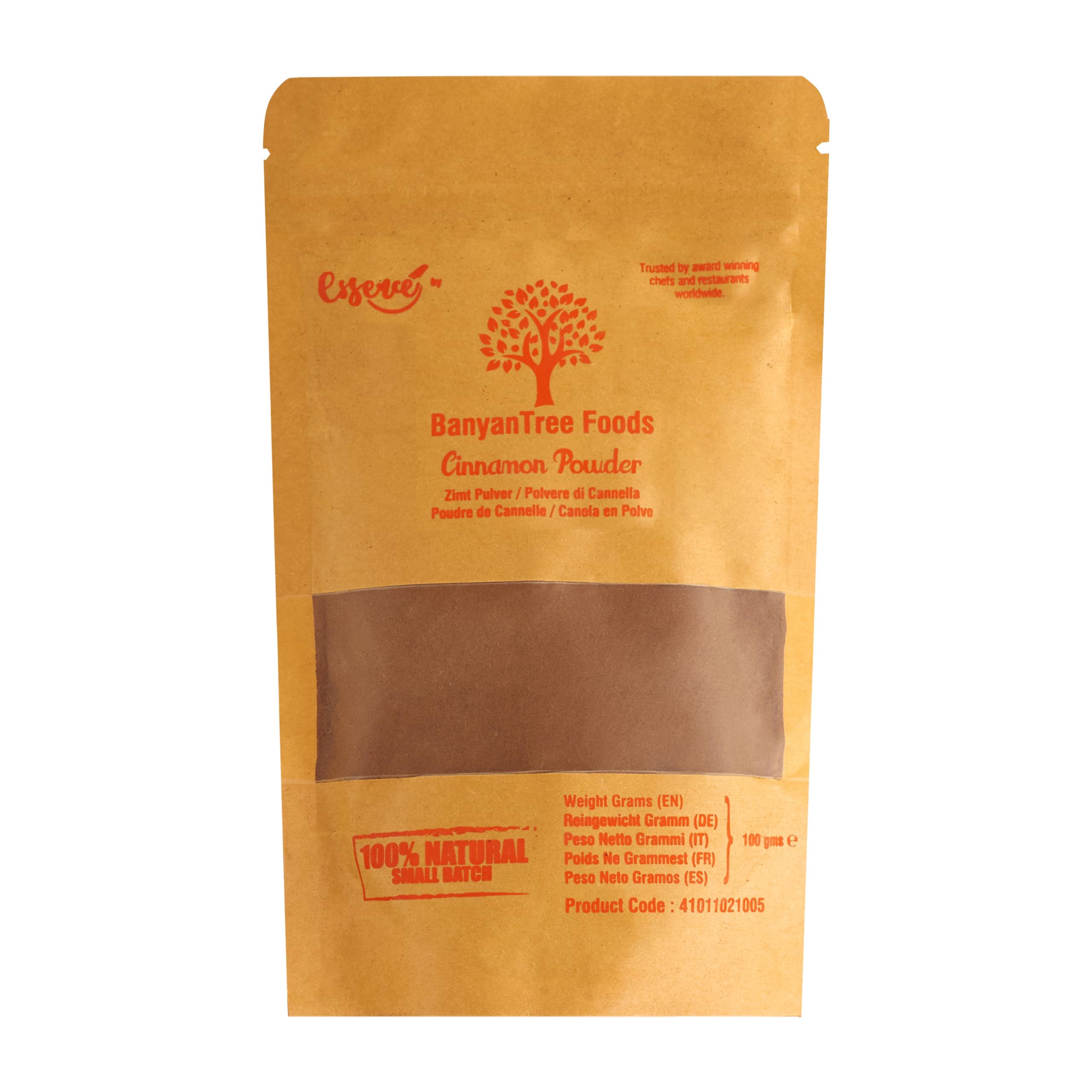 BanyanTree FoodsCinnamon Powder | Cinnamon Ground 100g~ All Natural| Ideal for Cooking and Baking