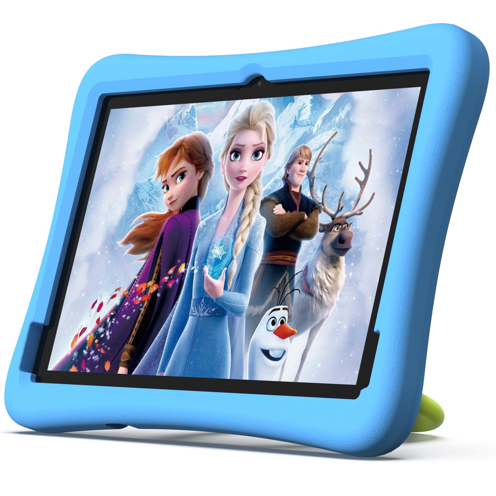 Plimpton Upgrade Kids Tablet Android 14, 10-Inch Tablet for Kids with Google Kids Space, 8-core, 64GB/TF 1TB, 6000mAh, Parental Controls, Toddler Tablet with EVA Shockproof Case, Kids20 (Blue)