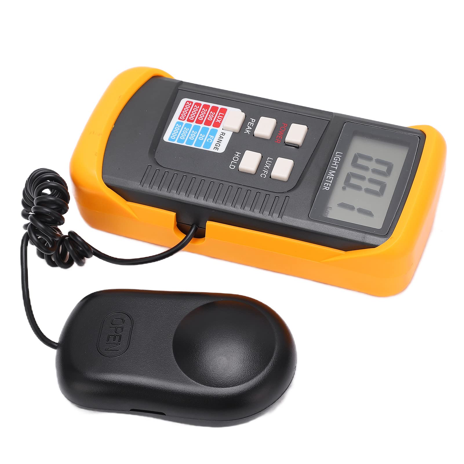 LX1330B Handheld Illuminance Meter Digital Light Meter Photometer 0.1 Lx~200000Lx