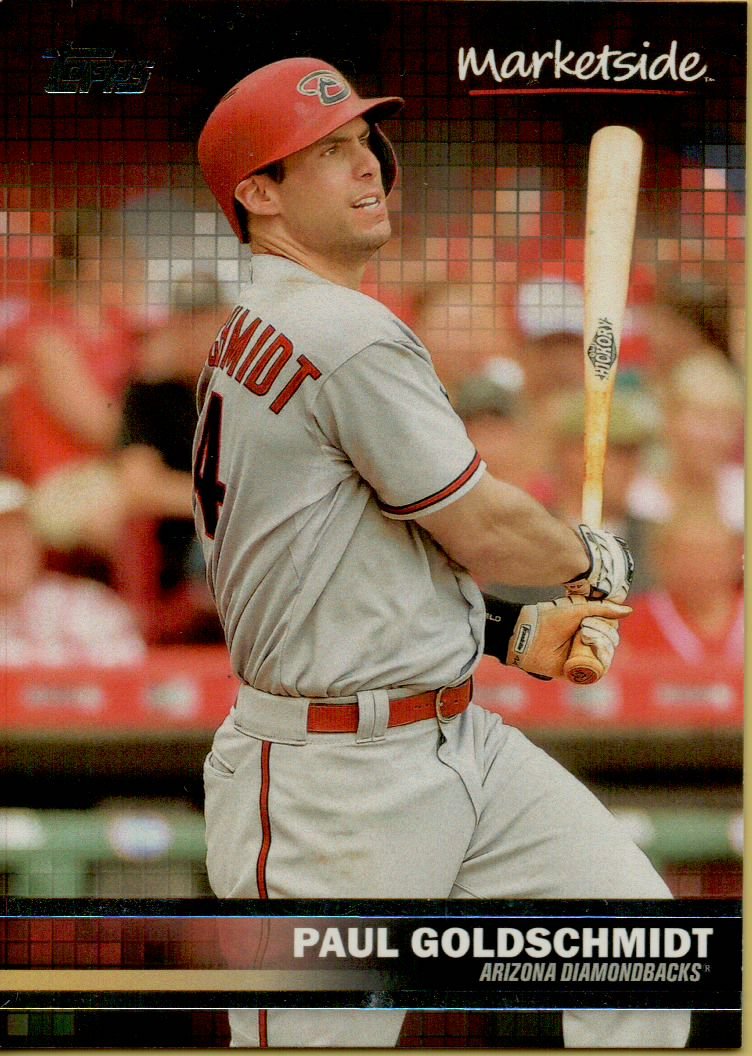 PAUL GOLDSCHMIDT 2016 TOPPS MARKETSIDE BASEBALL CARD - BASEBALL CARD #27 (ARIZONA DIAMONDBACKS) FREE SHIPPING AND TRACKING