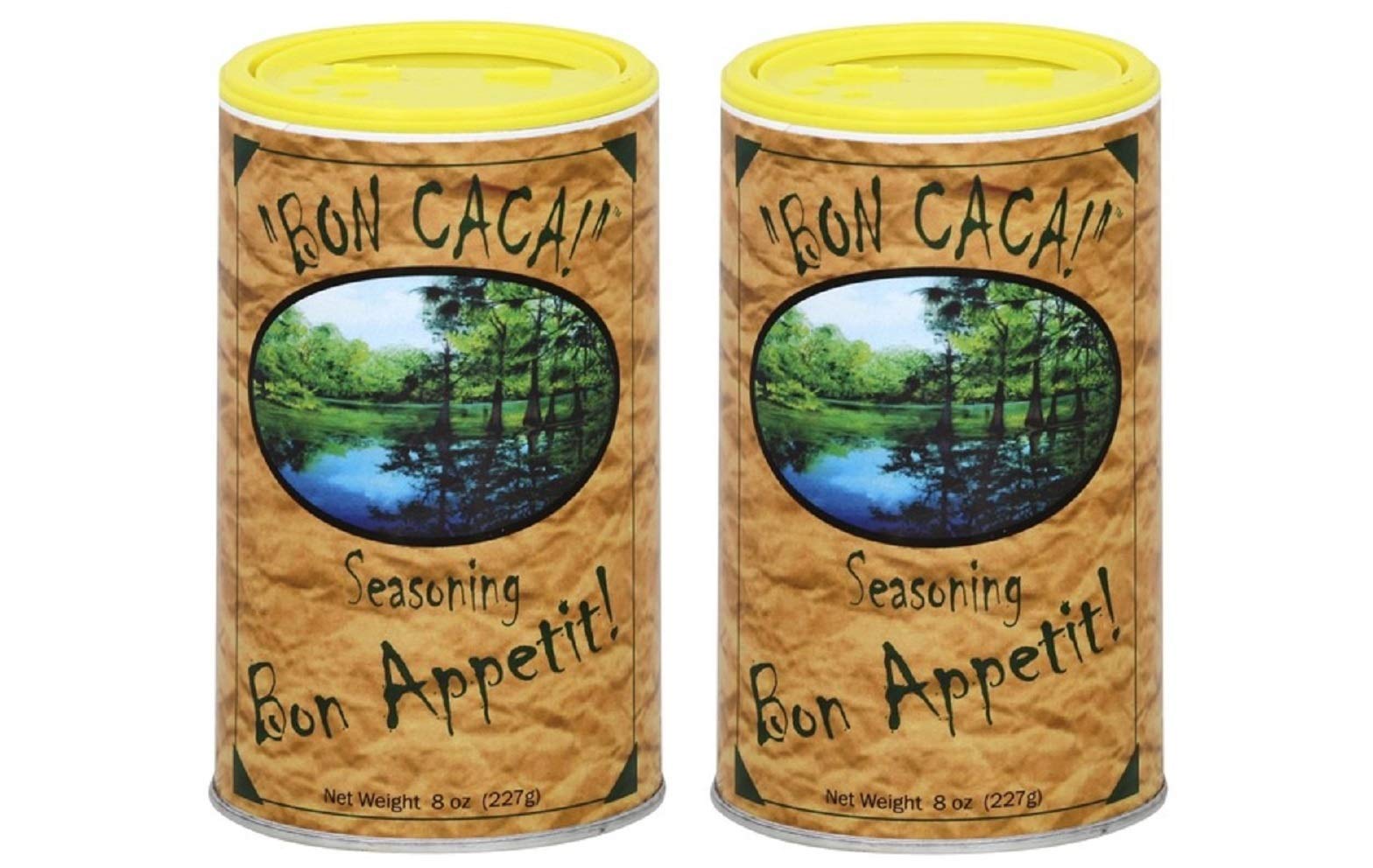 Bon CaCa Cajun Creole Louisiana All Purpose Seasoning, 8 Ounces (Pack of 2)