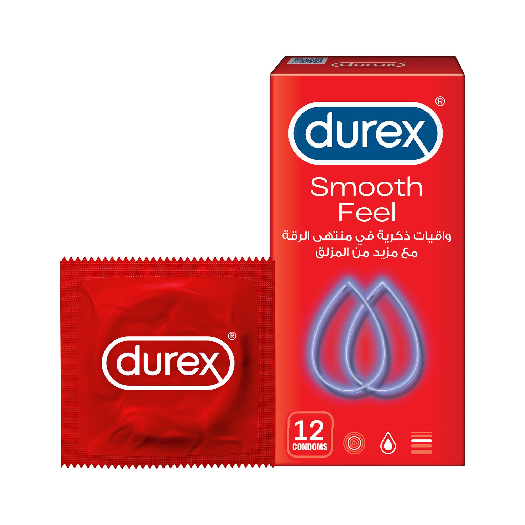 Durex Smooth Feel Condoms for Men - Pack Of 12