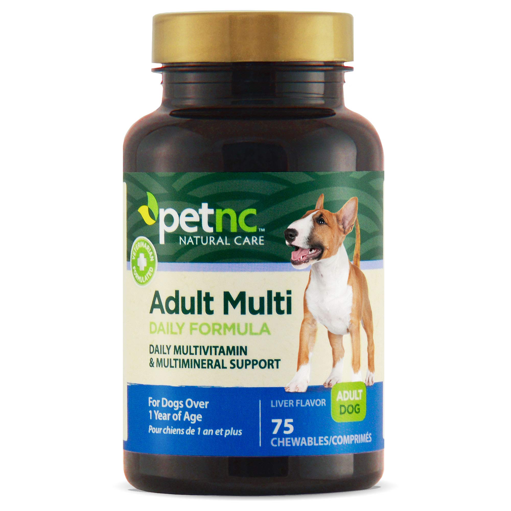 PetNC Natural CareAdult Multi Daily Formula, Liver Flavor, 75 Chewables