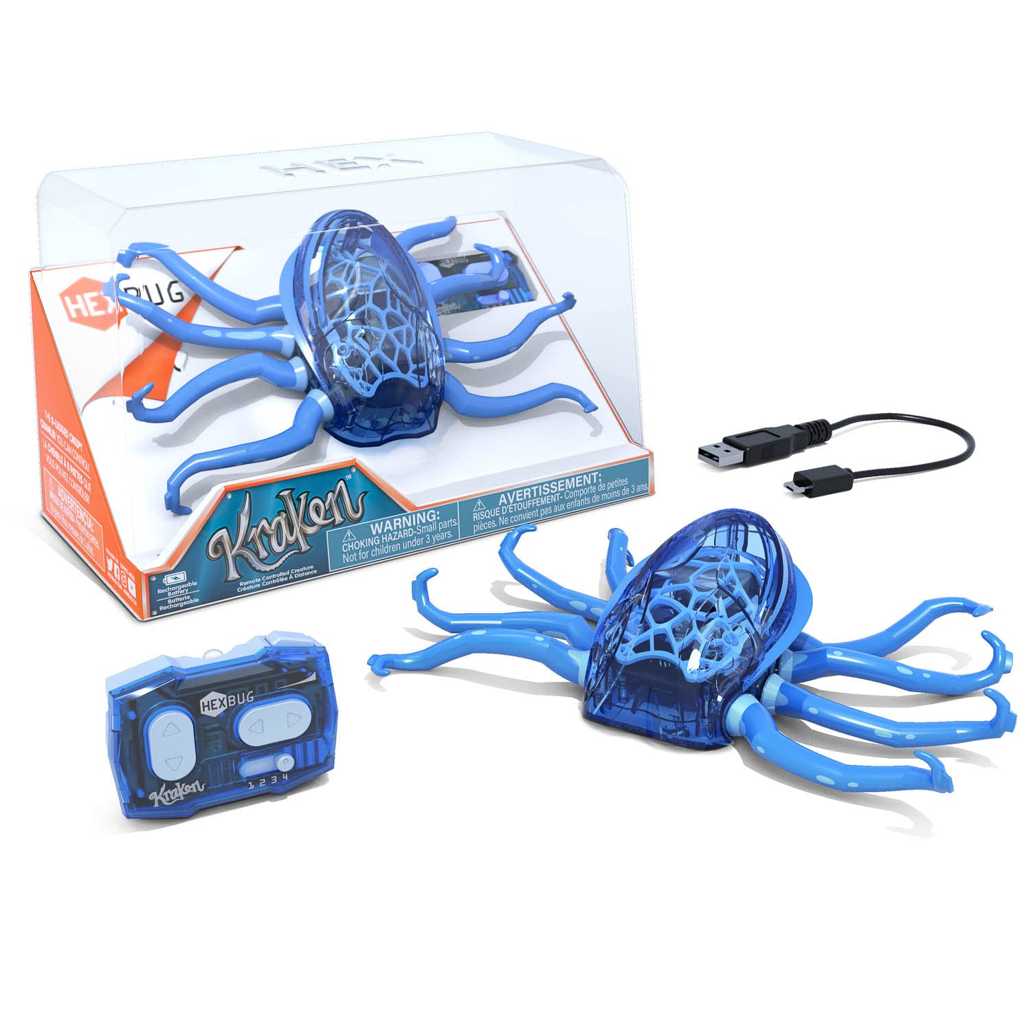 HEXBUG Kraken, Robotic Mythical Creature, Colors Vary