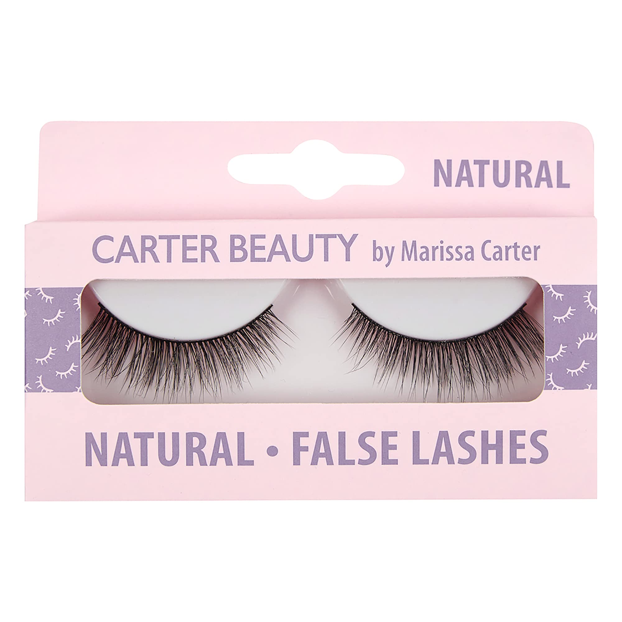 Carter BeautyIreland False Lashes. Natural Looking Eyelashes. Re-Usable -On The Flash, Natural