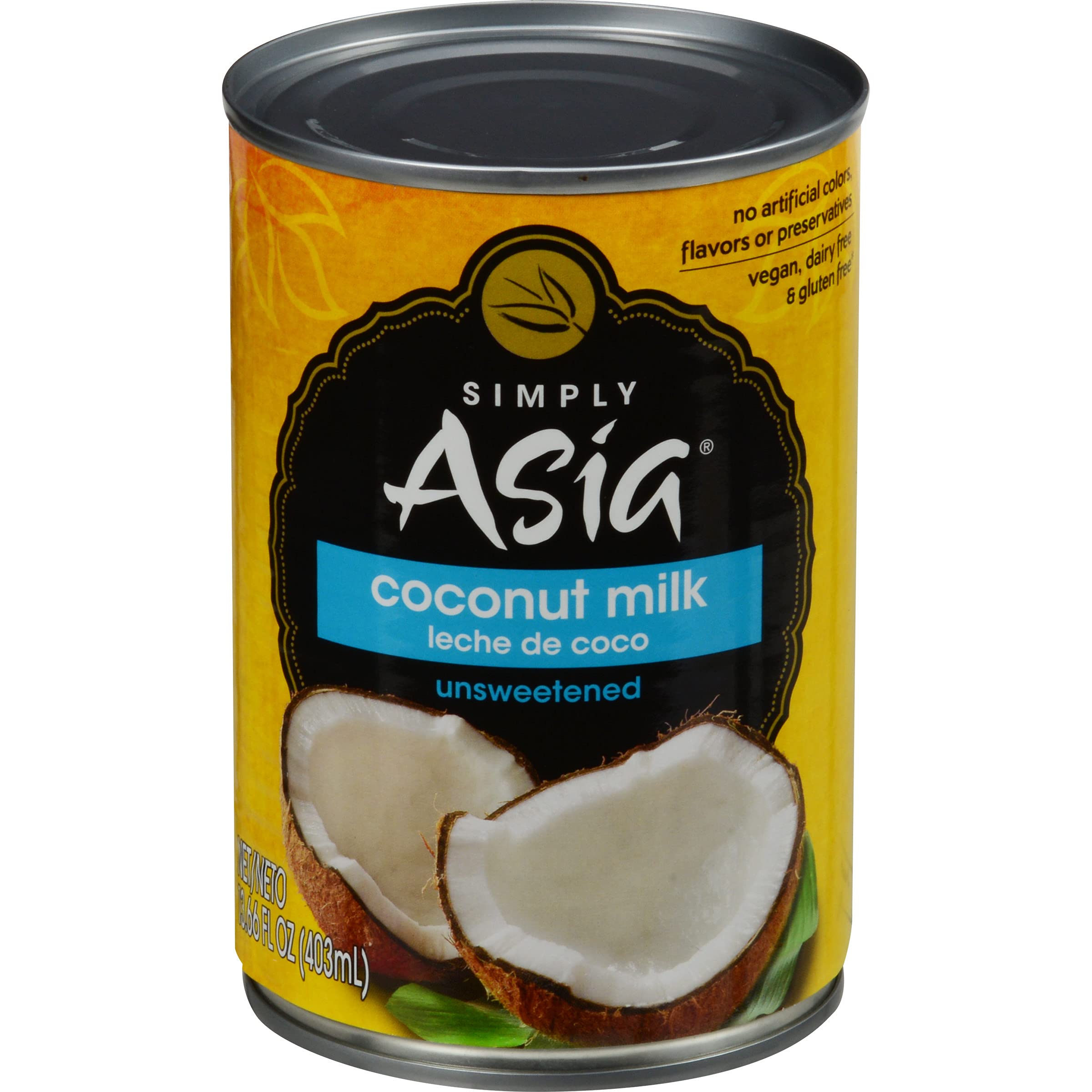 Simply Asia Unsweetened Coconut Milk, 13.66 fl oz