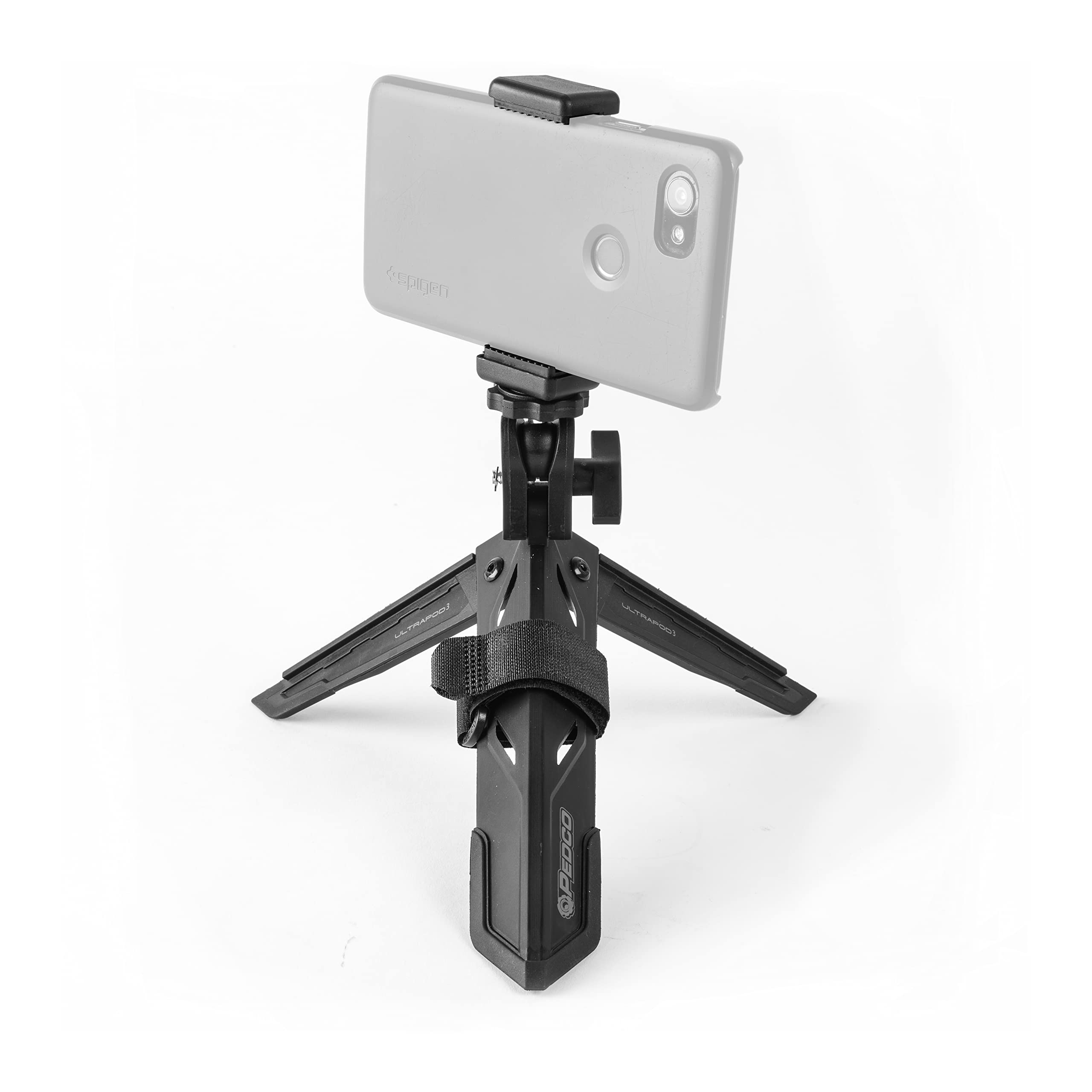 PEDCOUltrapod 3 Lightweight Travel Tripod for Camera and Phone, Black