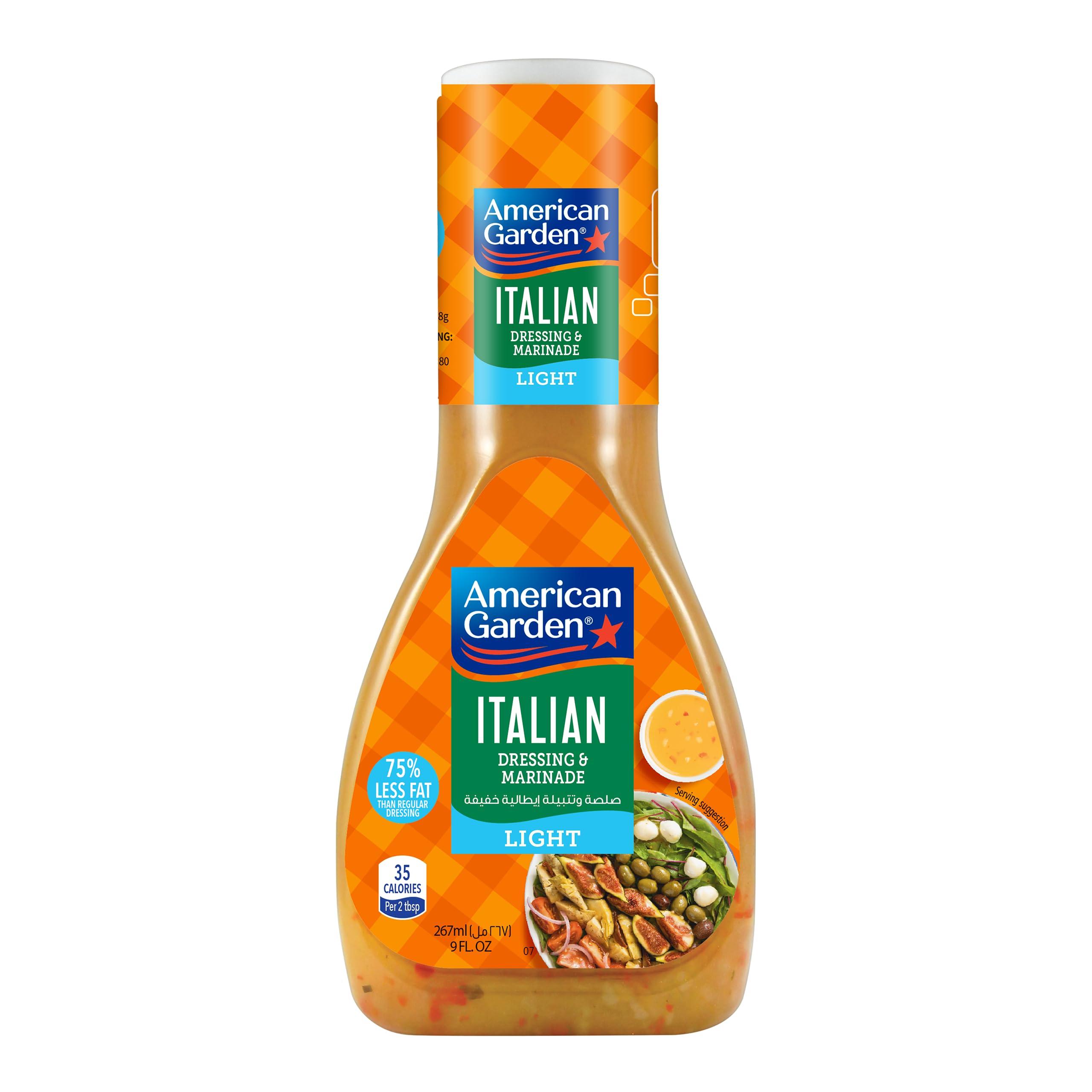 American GardenItalian Dressing & Marinade Lite, Gluten-Free, Dairy-Free, 267ml