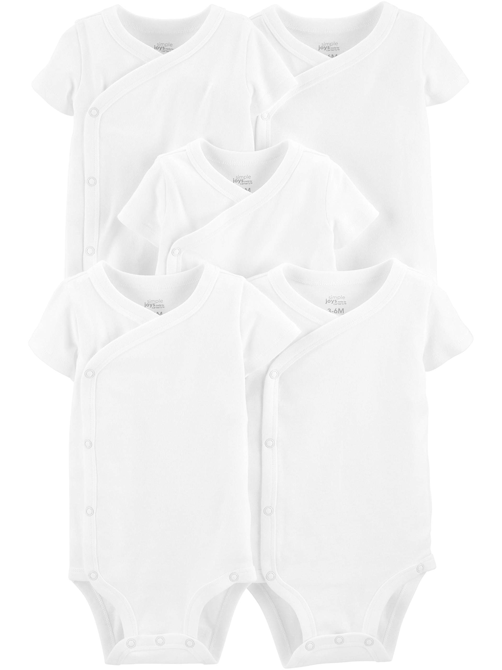 Simple Joysby Carter's Baby 5-Pack Side Snap Bodysuit