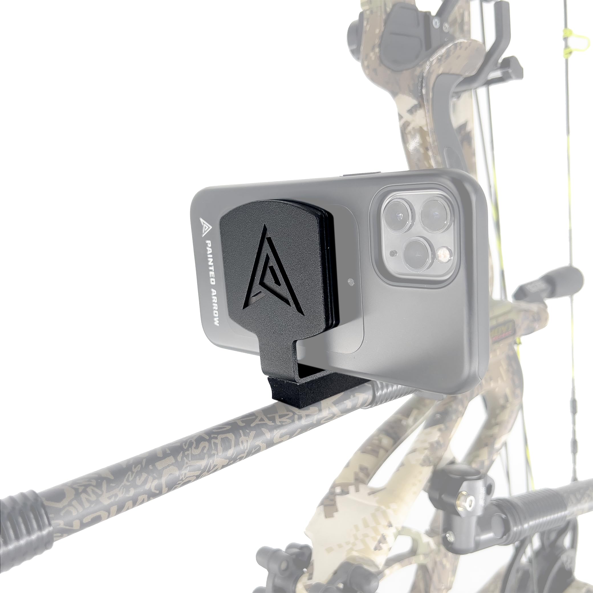 MAG-PRO Plus Compound Bow Magnetic Smart Phone Mount - Relive The Hunt & Recover More Game; Film Your Hunt with an All-American Phone Holder for Bow Hunting; Phone Mount for Bow Hunting