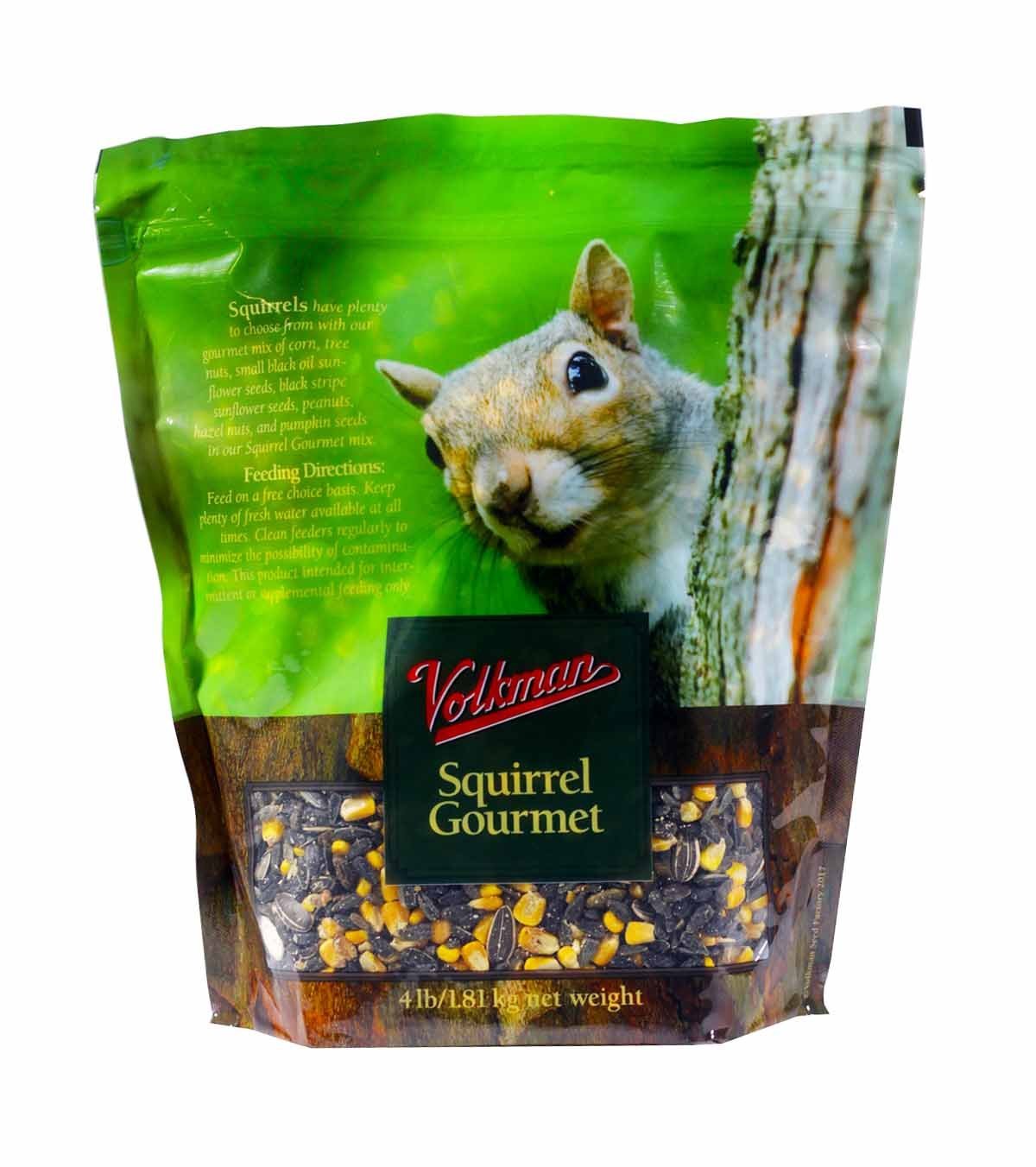 VolkmanSeed Small Animal Squirrel Gourmet Mix Healthy Formulated Diet Food 4lbs