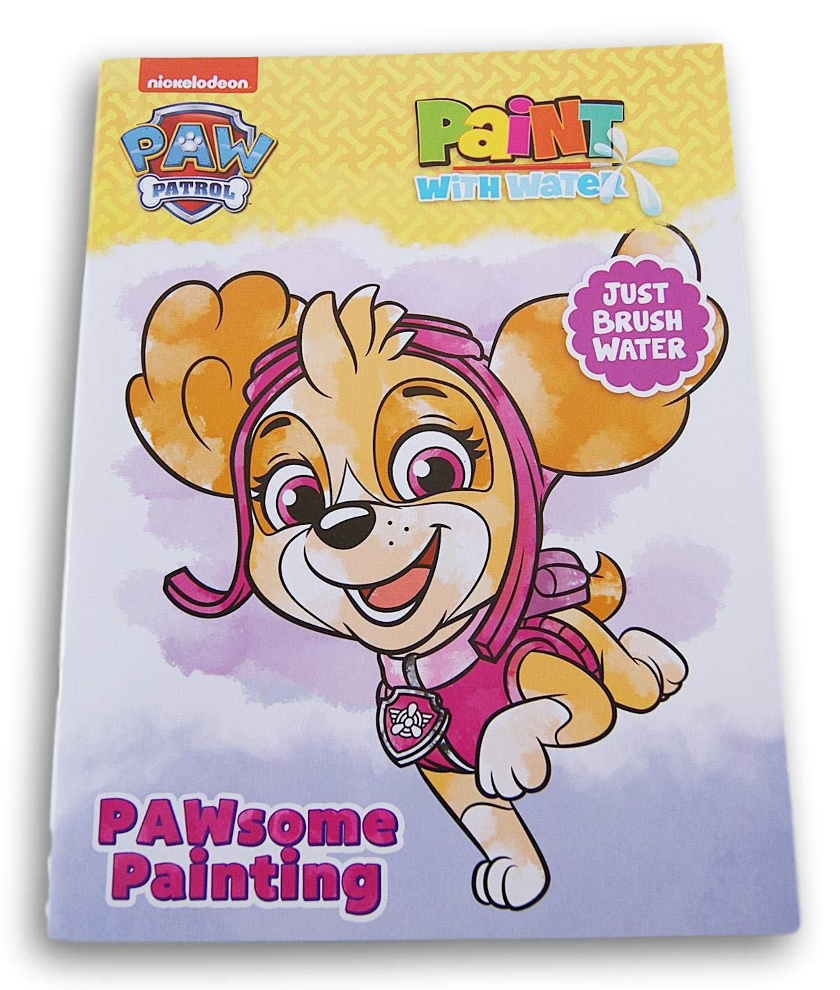 Dreamtivity Paw Patrol Pawsome Painting Paint with Water Book - Features 12 Paintings