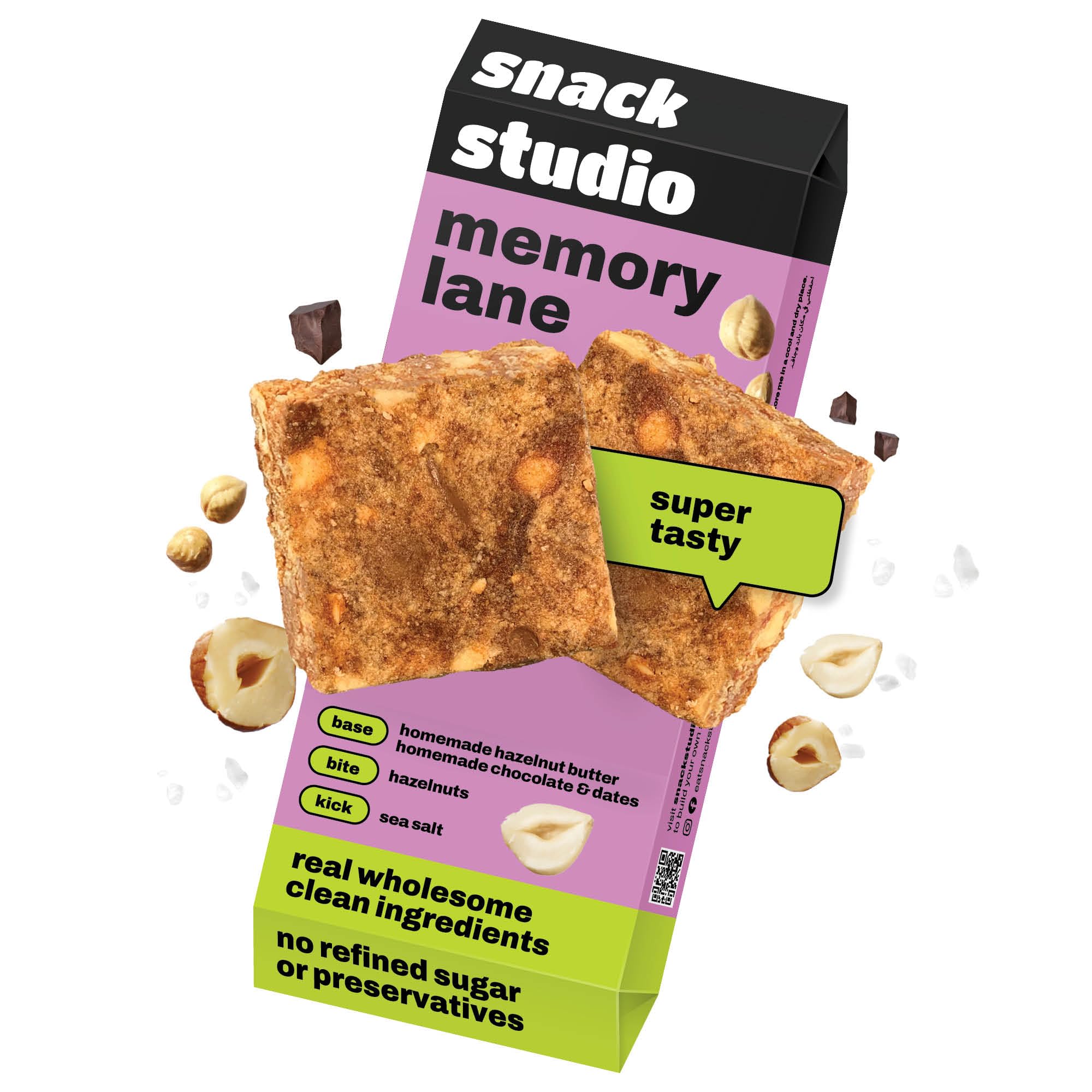 snack studiomemory lane [healthy & natural snack bar] [40g x 1 pack]