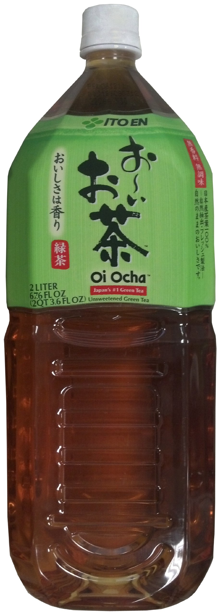 Itoen Unsweetened Green Tea, 67.6-Ounce (Pack of 6)