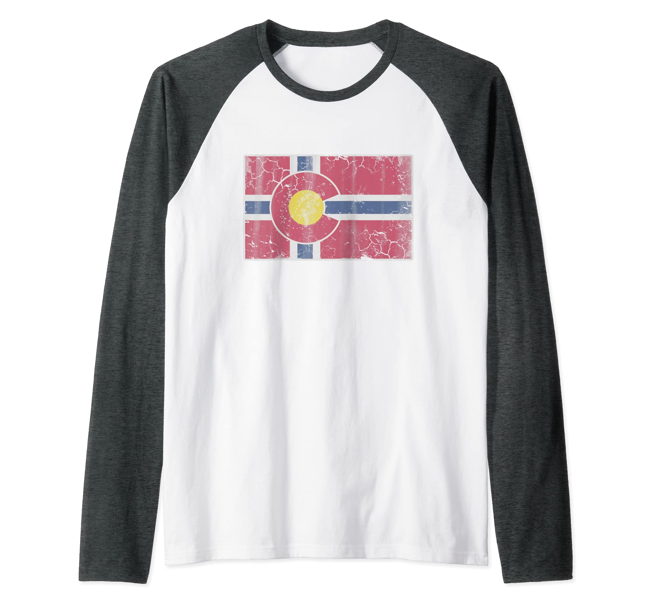 Colorado Norwegian American Norge Norway Flag Gift Raglan Baseball Tee