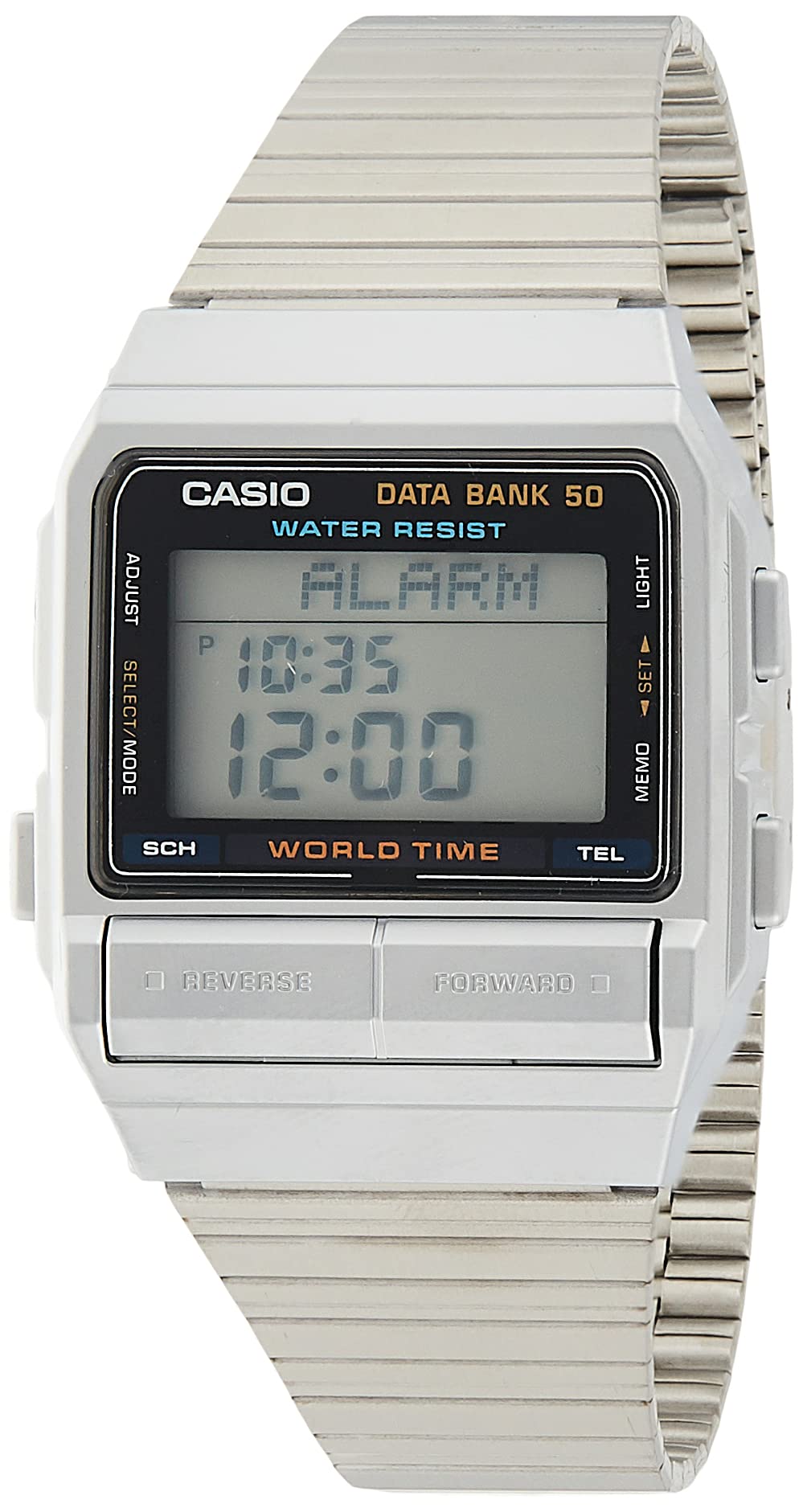 Casio Mens Quartz Watch, Analog Display and Stainless Steel Strap