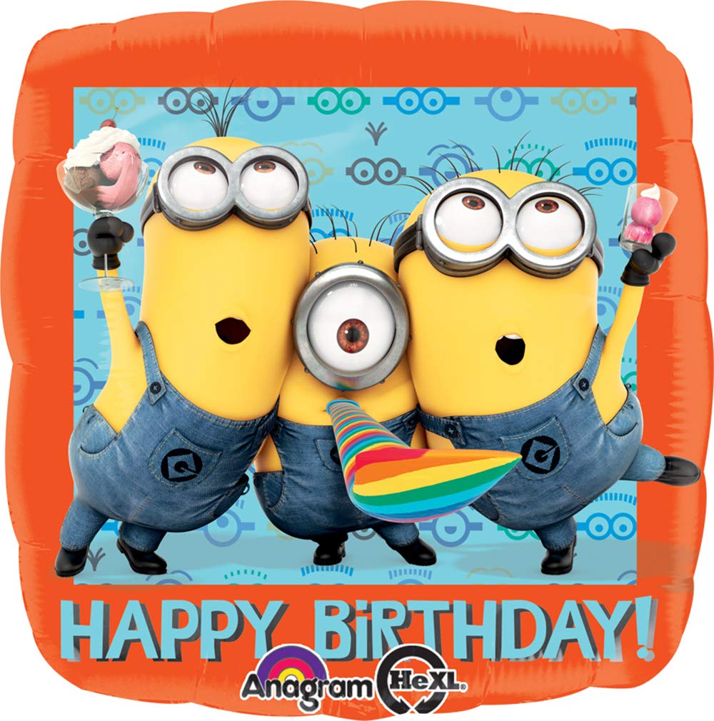 Universal Studios Despicable Me Happy Birthday Standard Balloon