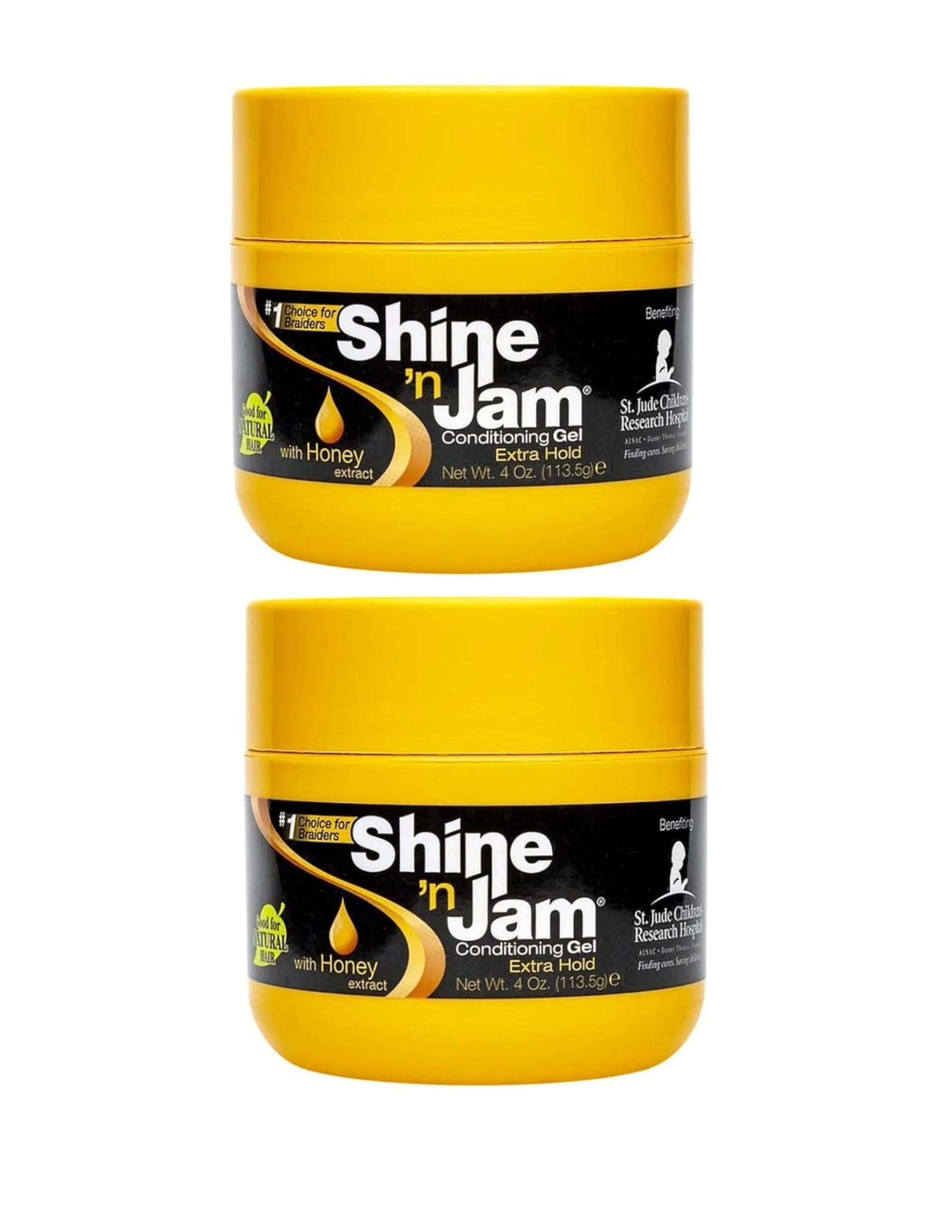 Shine 'n JamN Conditioning Gel Extra Hold 4 Ounce (2 Pack)