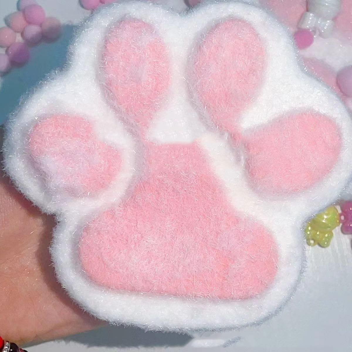 Squishy Handmade Cat Paw Squishy, Big Squishy Paw Cute Soft Squeeze Toy for Stress Relief (#01)