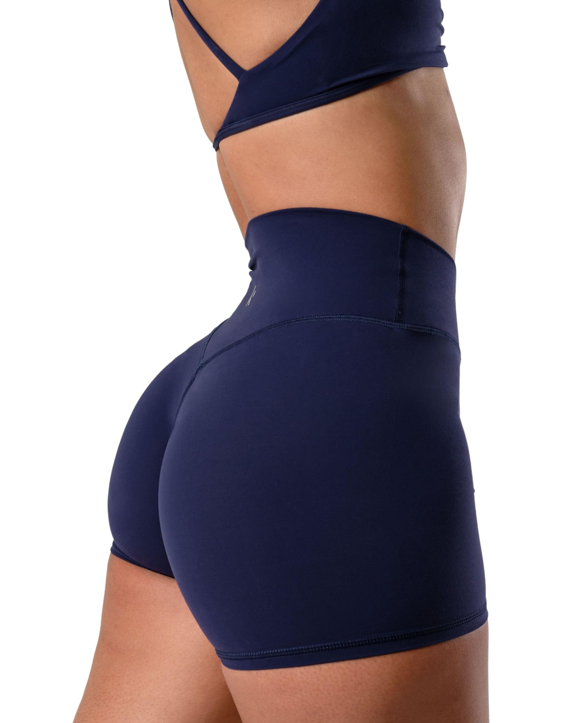 Kamo FitnessFeatherlite Enhance 6" Women's Biker Shorts - No Front Seam, Soft, Butt-Lifting, High Waisted