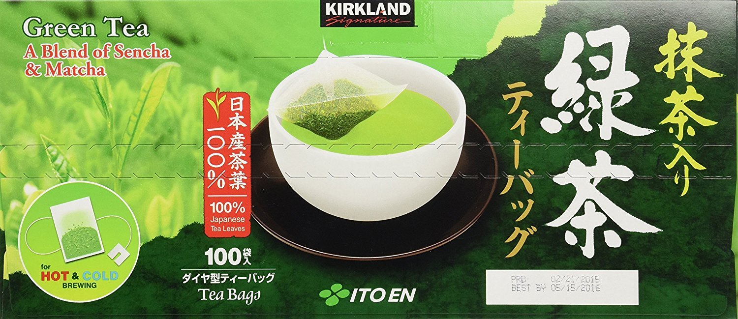 KIRKLAND SIGNATURE Matcha Blend Japanese Green Tea,1.5g Tea Bags (200 Count)