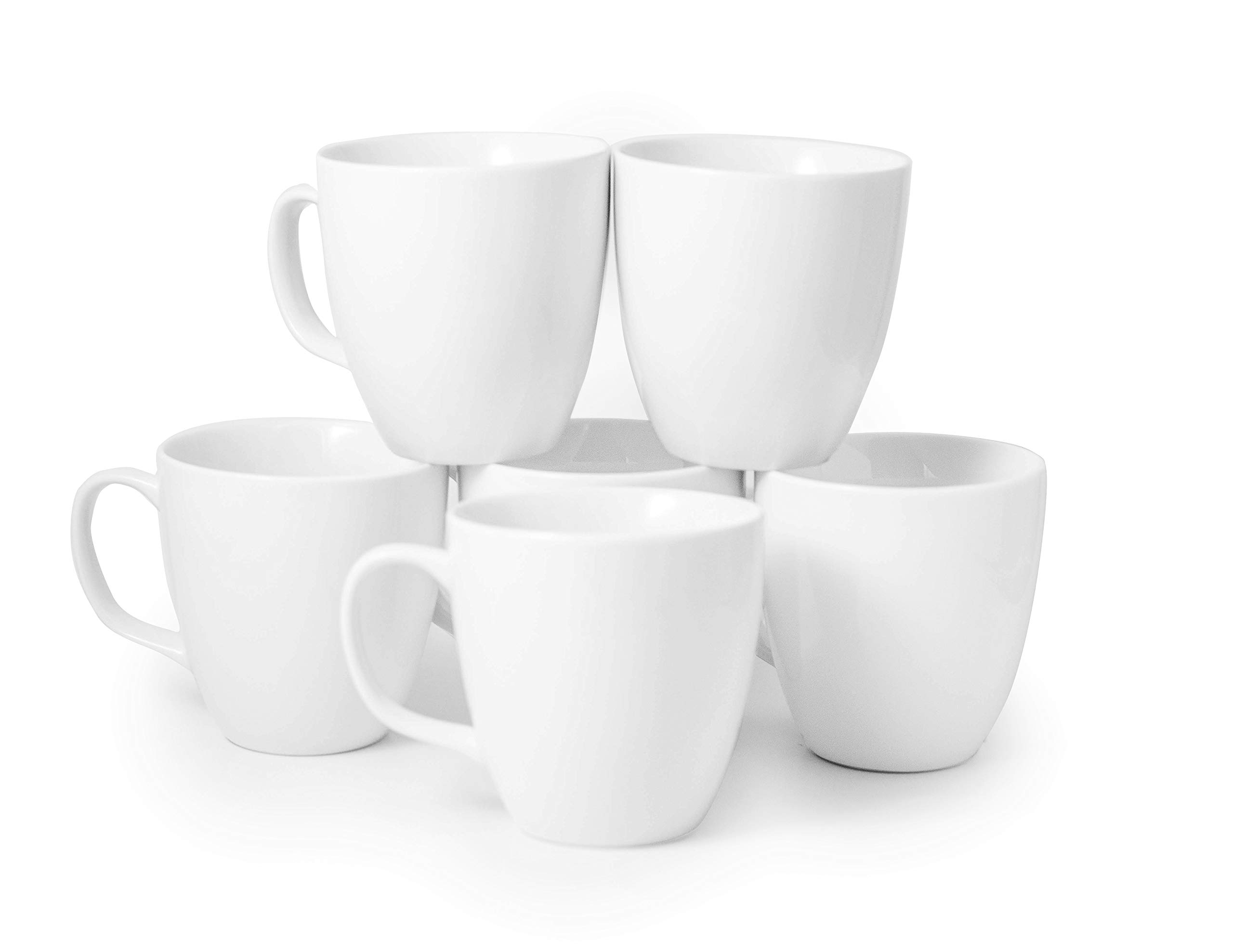 Amuse Professional Barista Cozy Grande Mug- Set of 6 (14 oz)