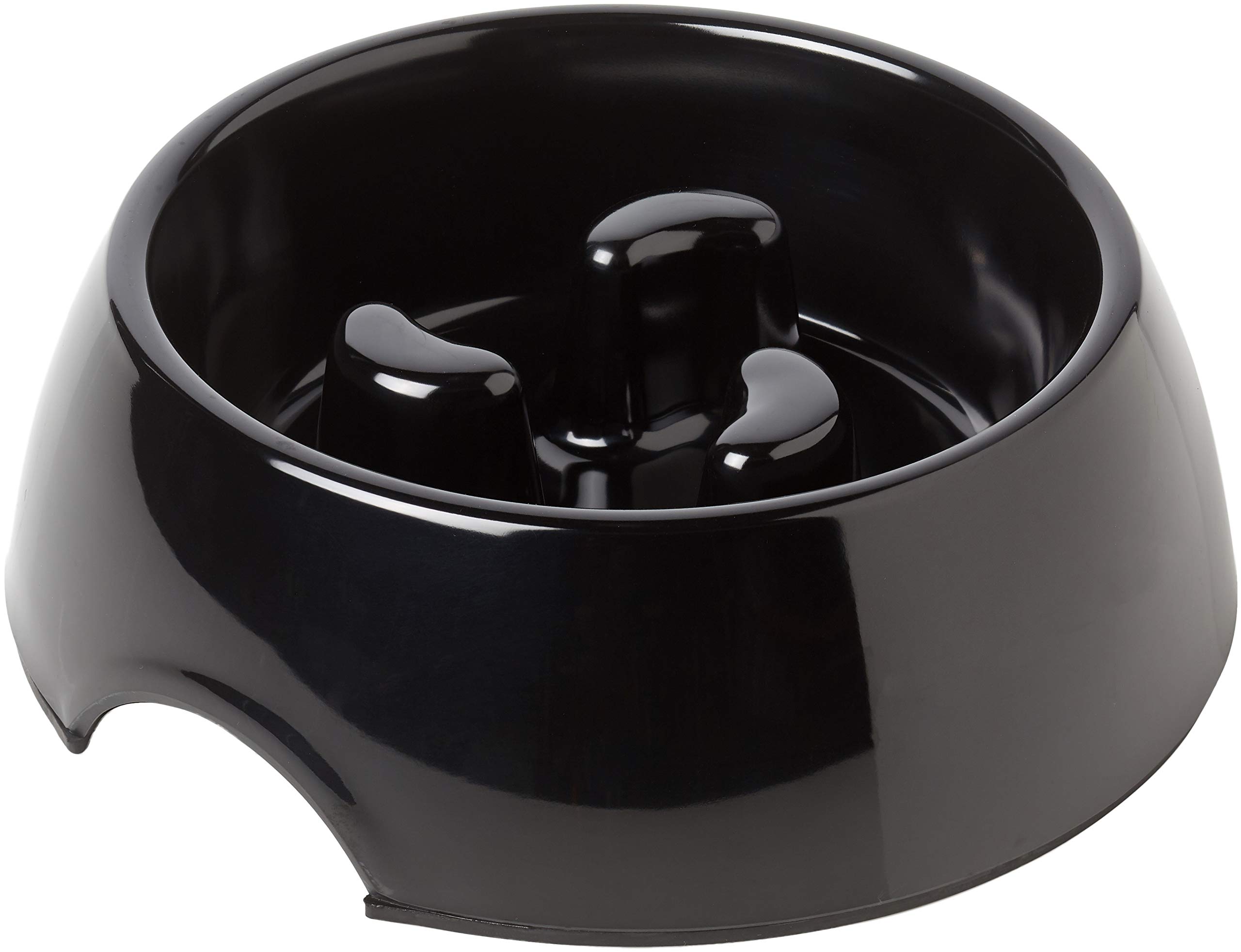 RosewoodAnti scoff Slow Feeder, Melamine Dog Bowl, Black