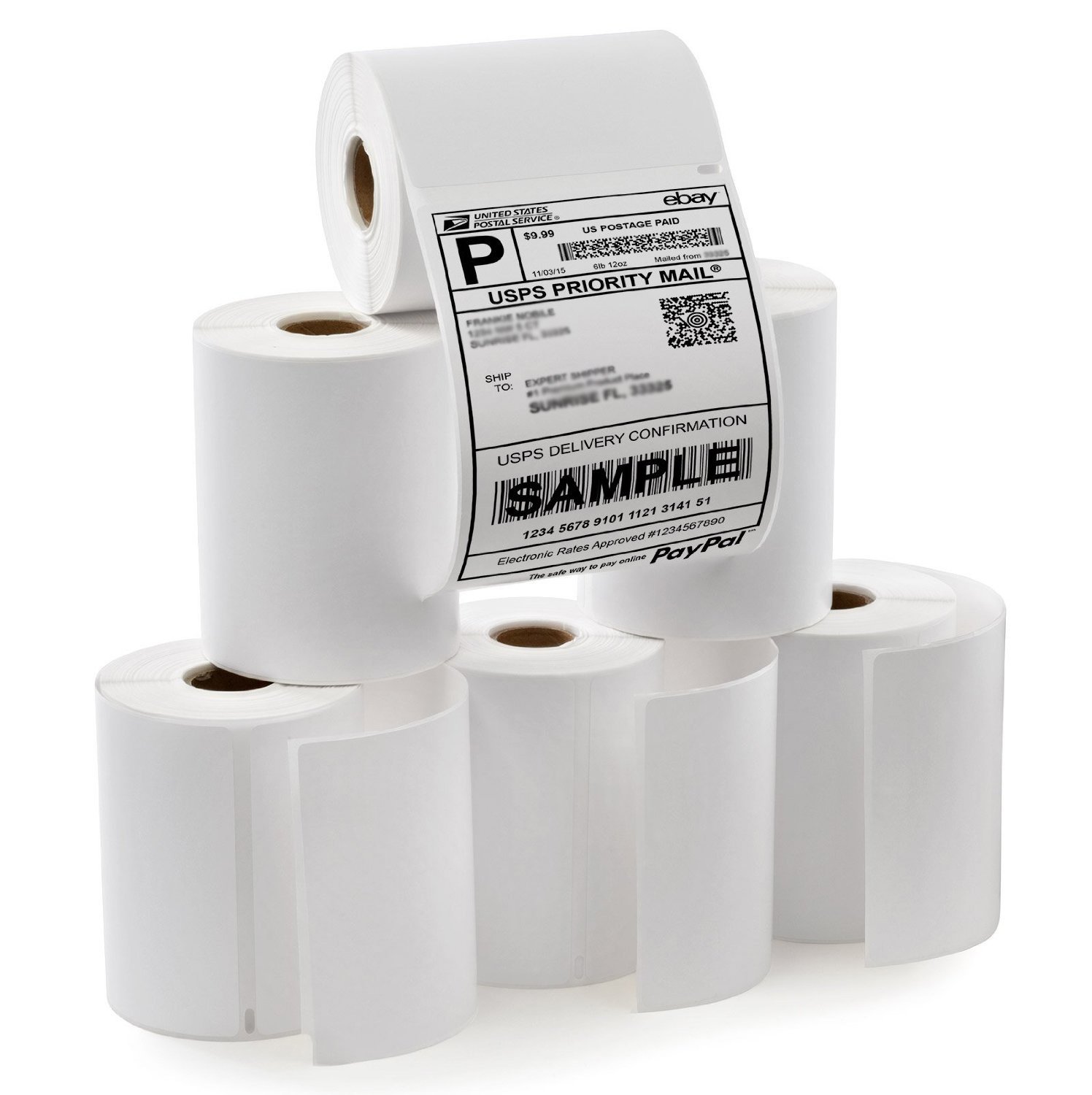 SJPACK Dymo 4XL Shipping Labels 6 Rolls