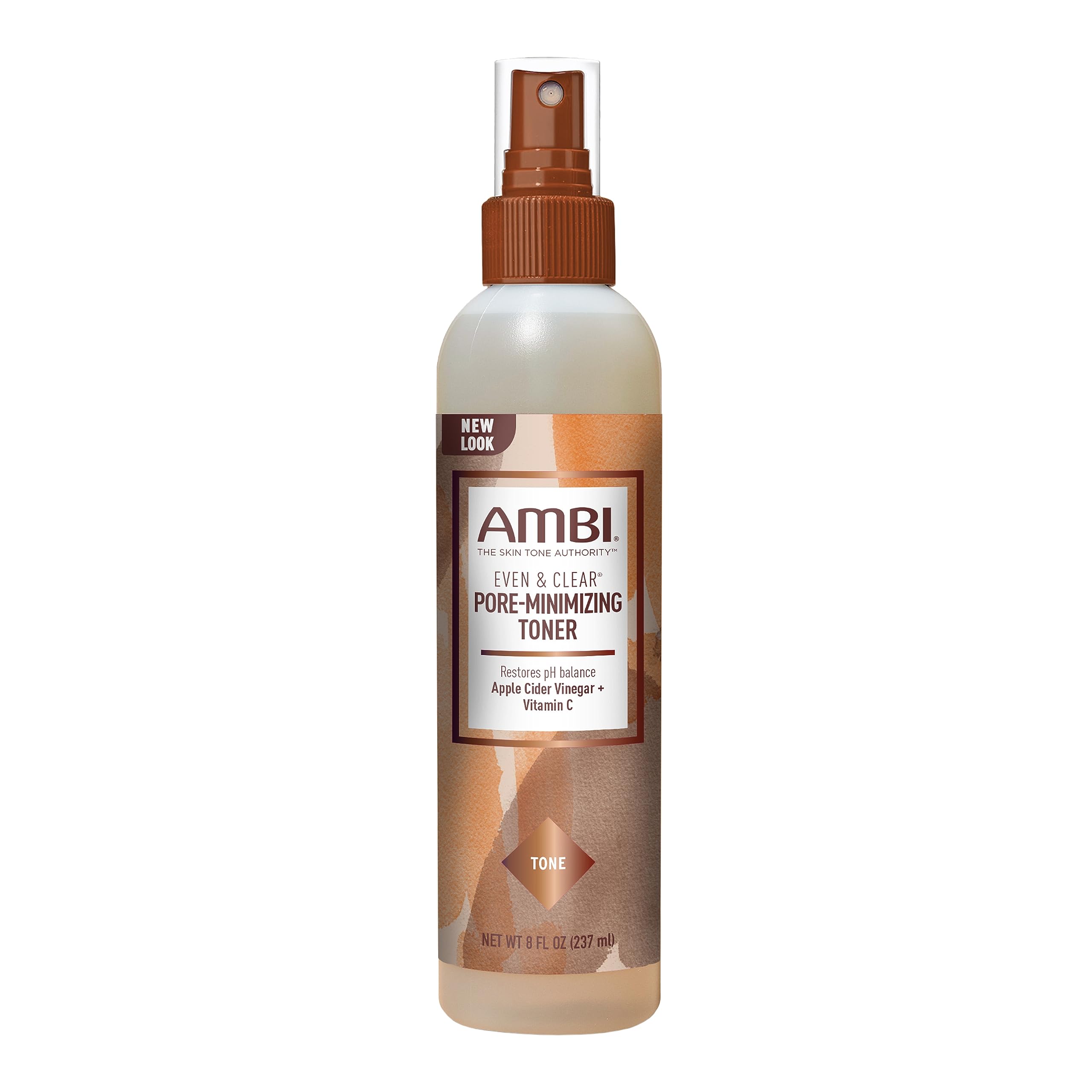 Ambi Even & Clear Intense Clarifying Toner | Astringent Protects and Beautifies Acne-Prone Skin | Cucumber Extract | Green Tea Extract | 8 Ounce