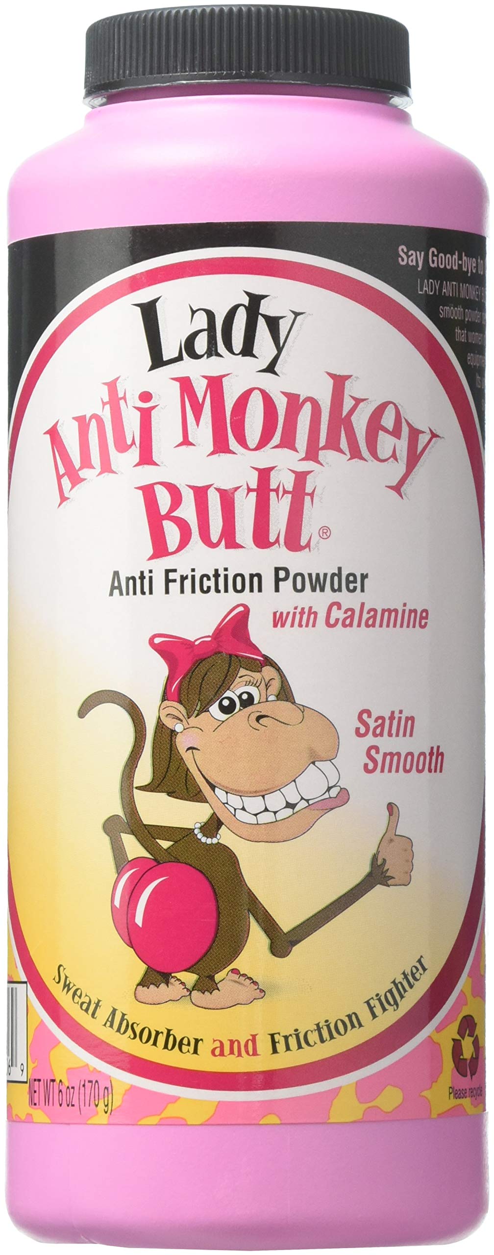 Anti Monkey ButtLady Powder 6 oz. - 2 Pack