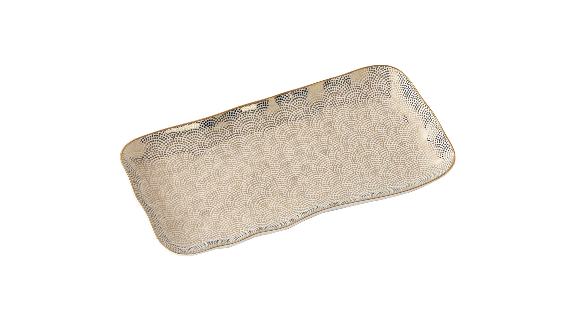 Pampa BayRectangular Tray, Sensu, Kitchen, Gift, 13.5 x 6.5 x 1 Inch, GDD2012