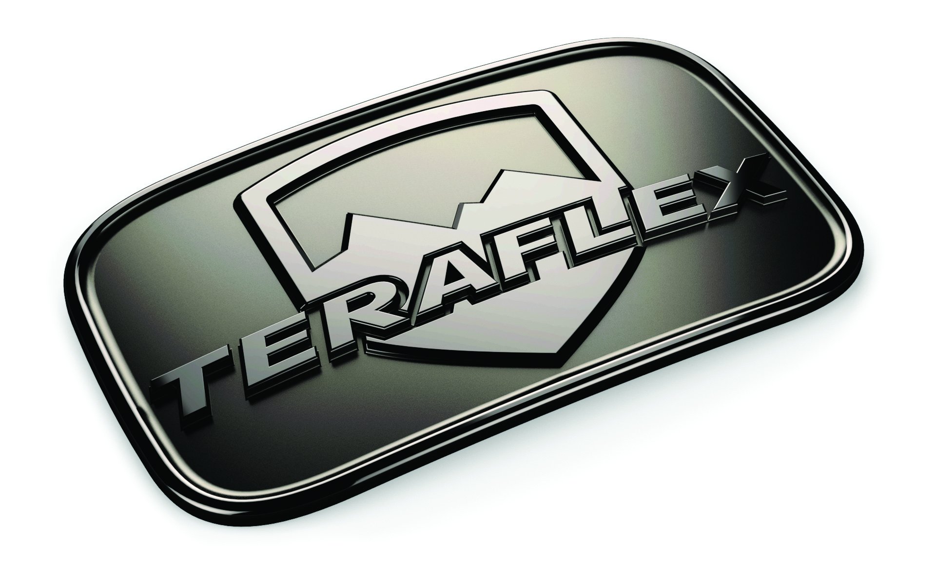 TeraFlex 4798000 Black Chrome JK License Plate Delete Badge Kit, 1 Pack