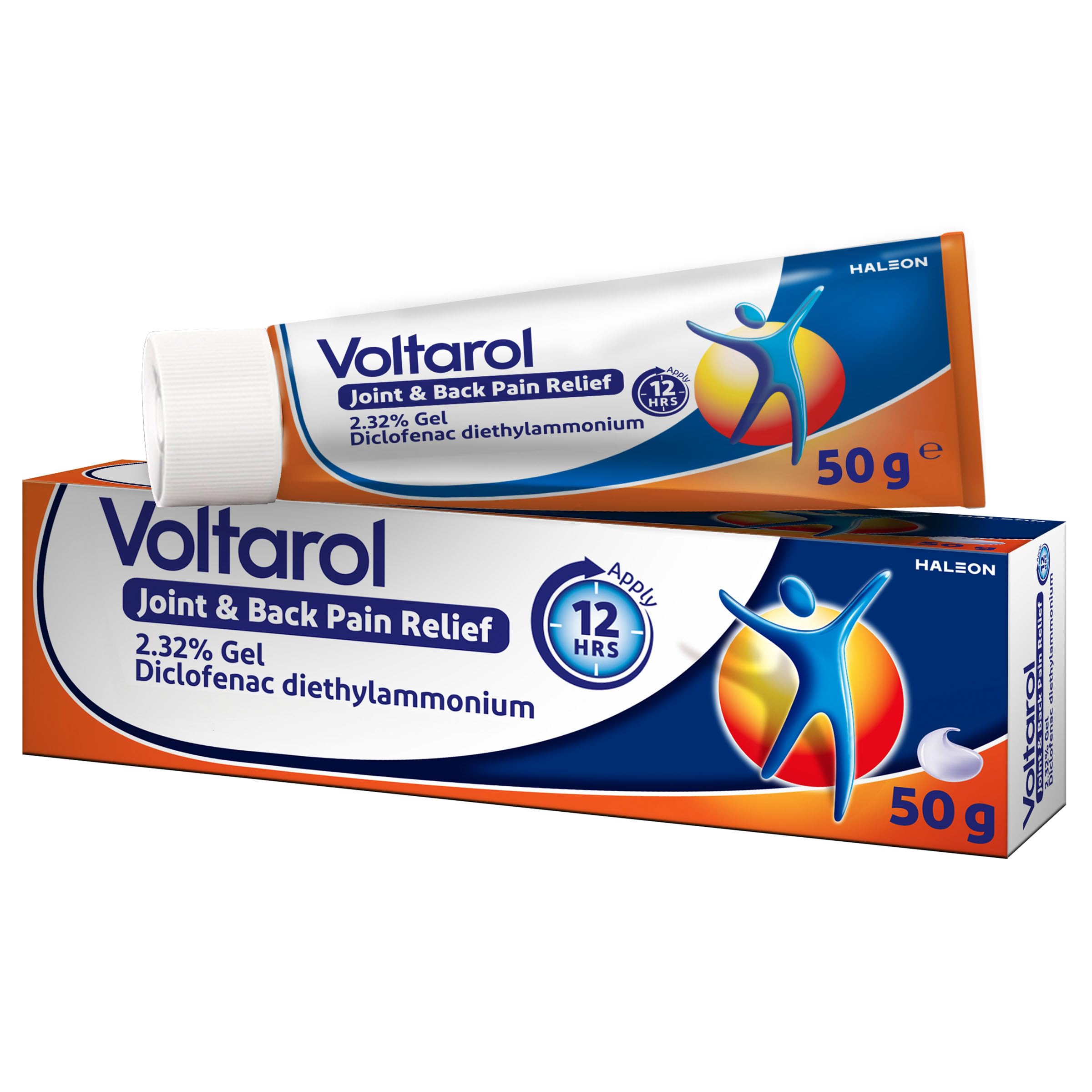 VoltarolJoint & Back Pain Relief 2.32% Gel, for Joint Pain Relief, suitable for Knee Pain & Neck Pain, 50g